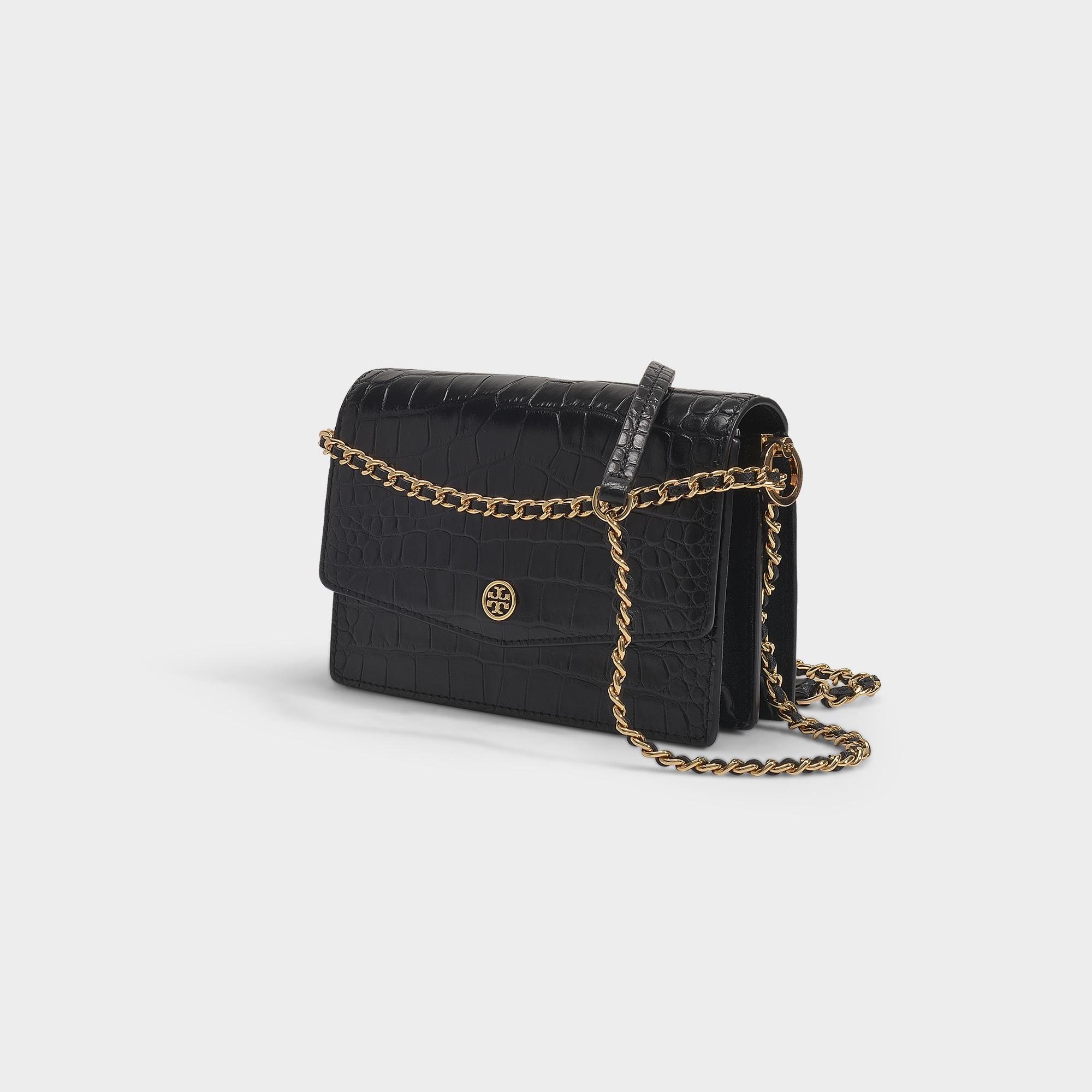 robinson embossed mini shoulder bolsa