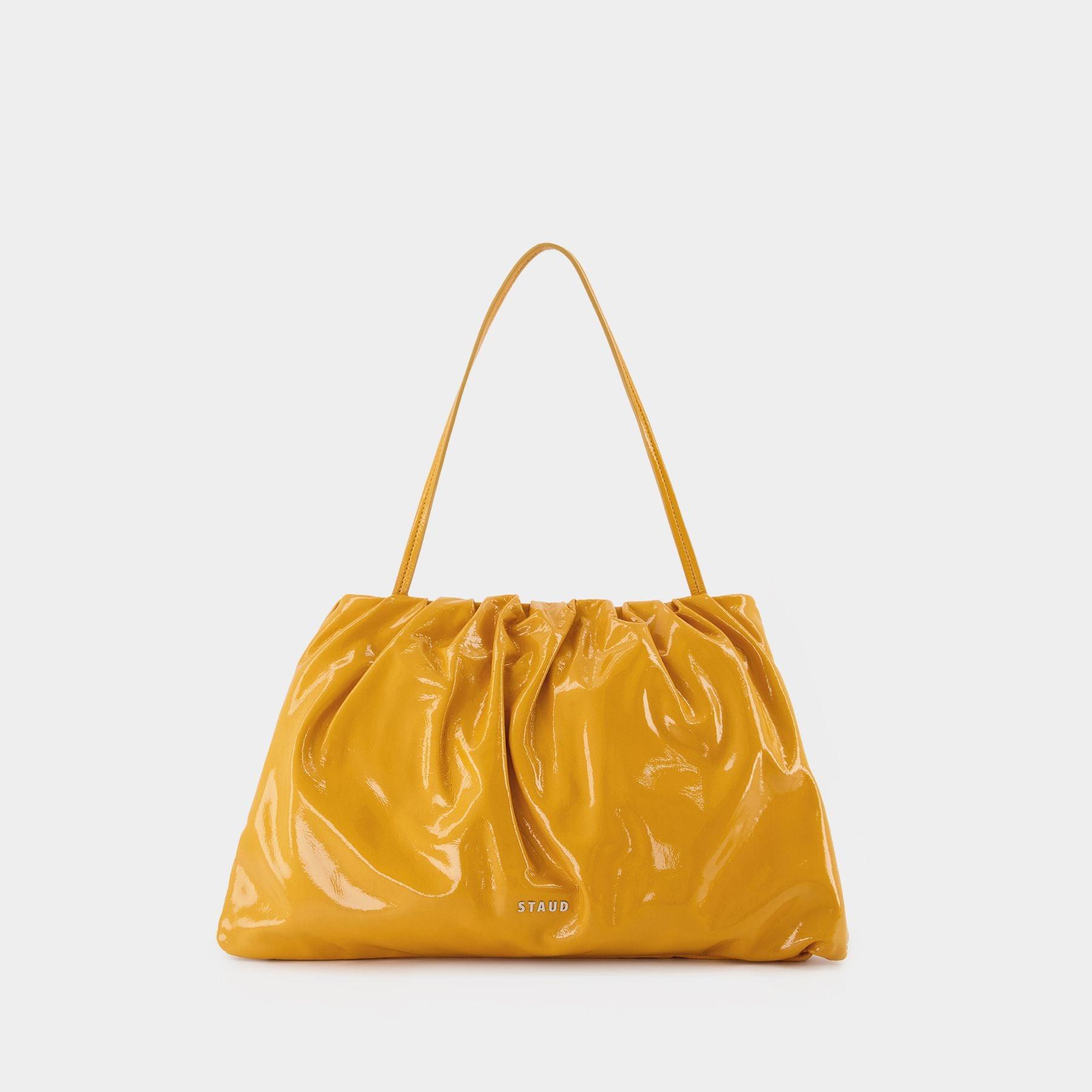 STAUD Phoebe Bag - - Leather - Orange in Yellow | Lyst