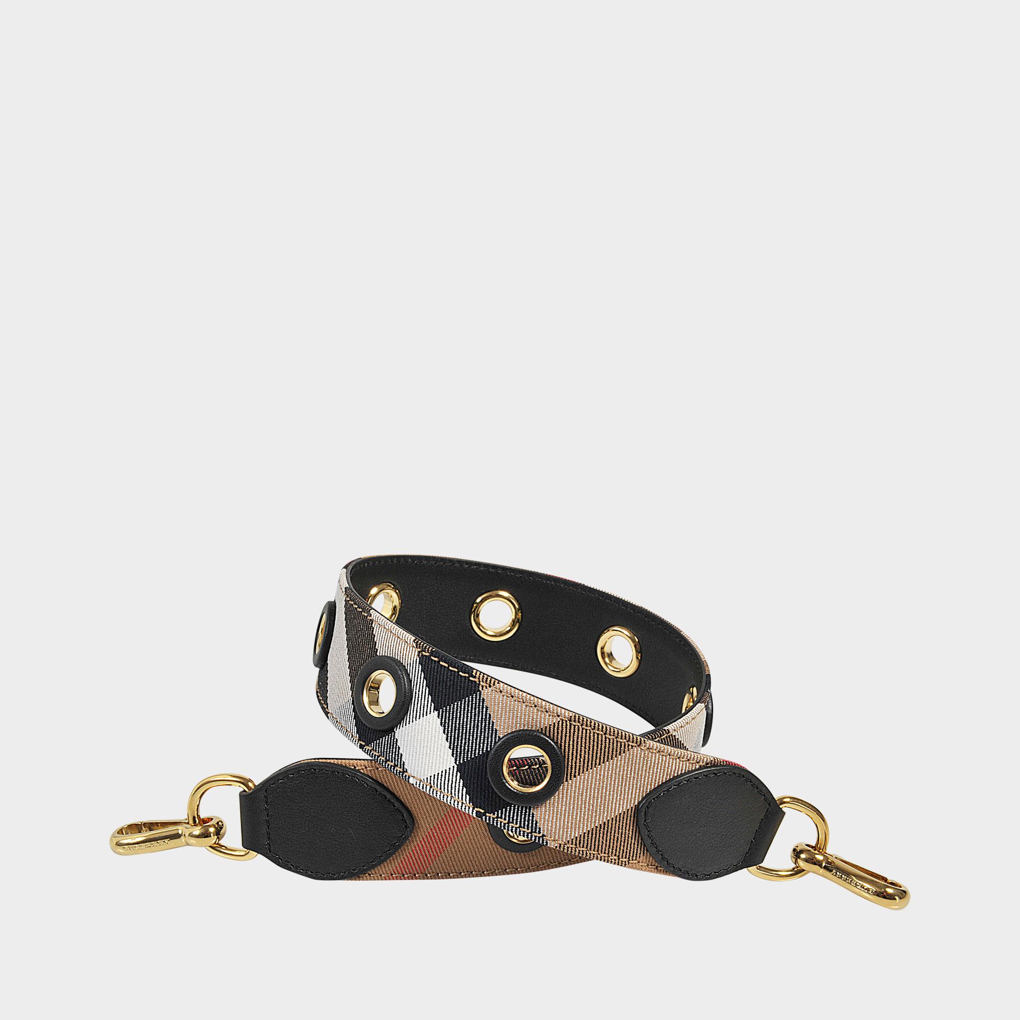 Burberry Buckle Bag Strap in Black - Lyst