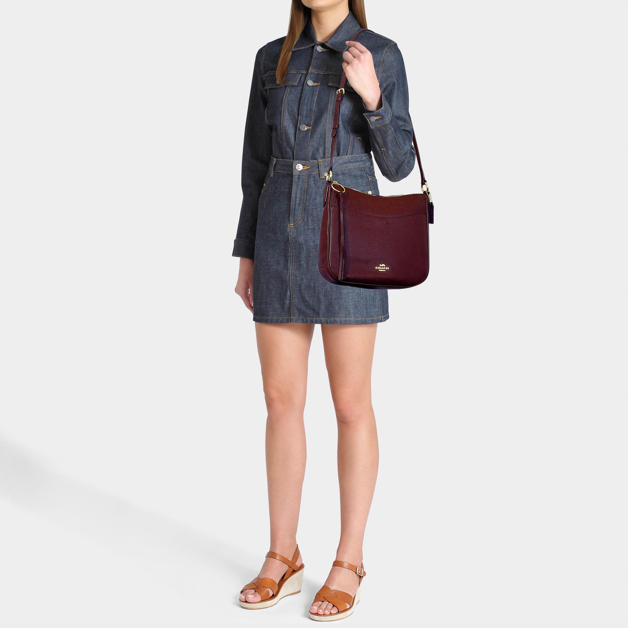 coach chaise crossbody black