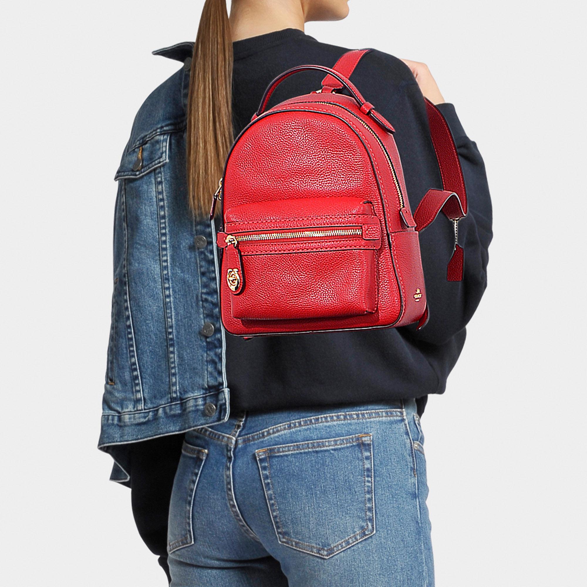 coach campus backpack 23 red