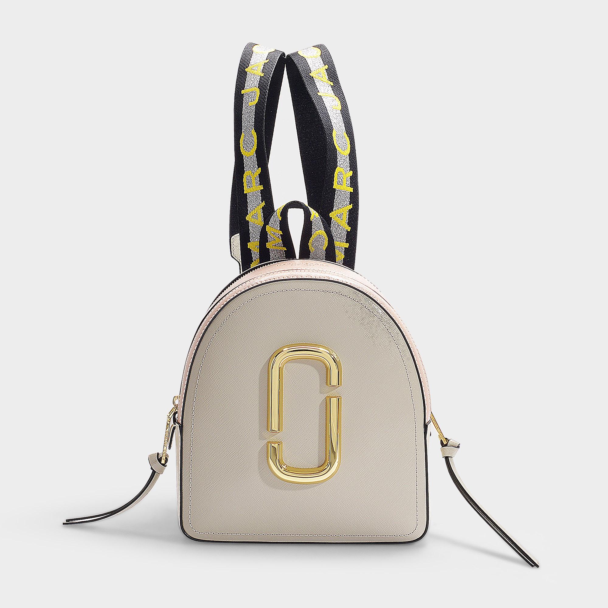 Snapshot leather backpack Marc Jacobs Beige in Leather - 32825565
