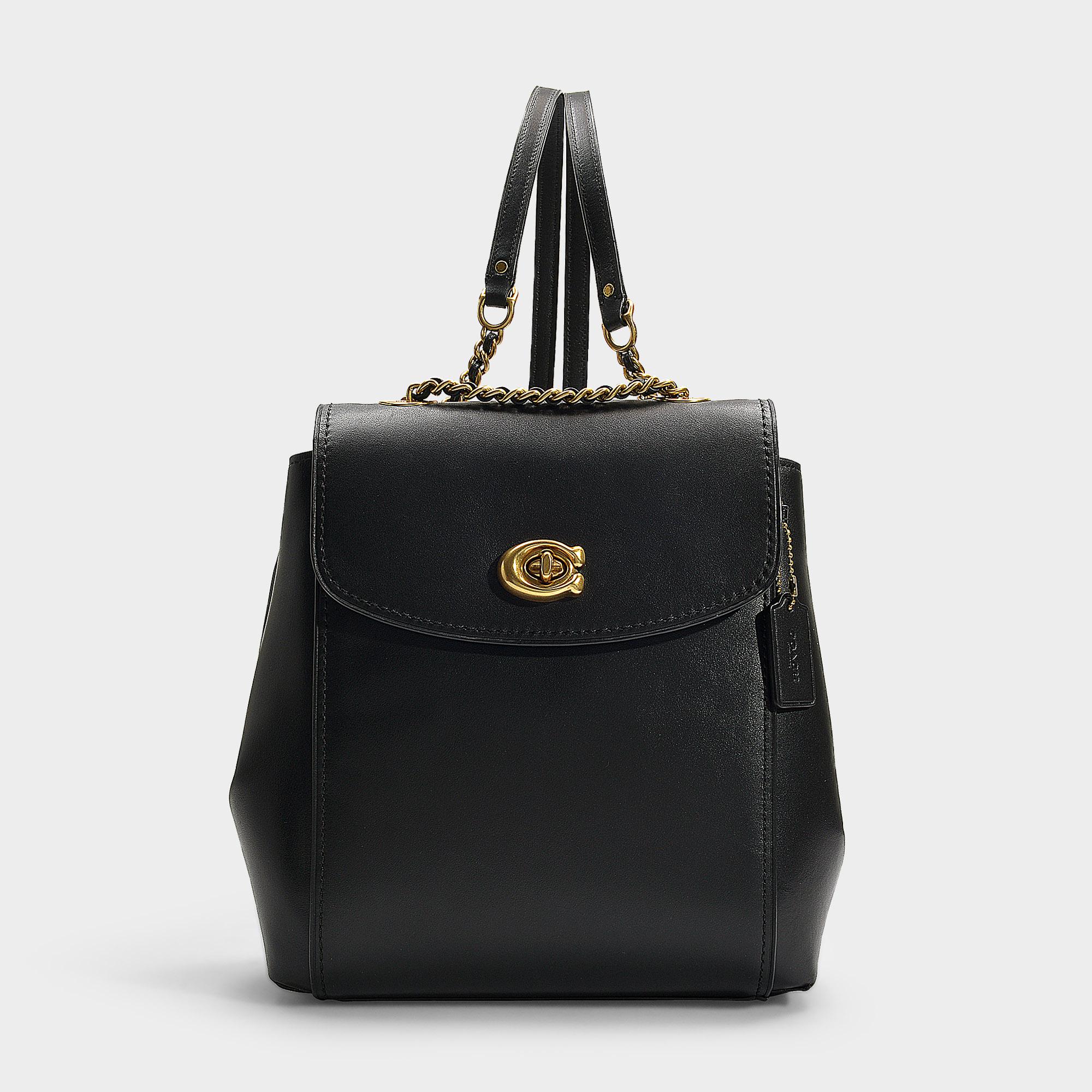 Coach parker backpack black 2025