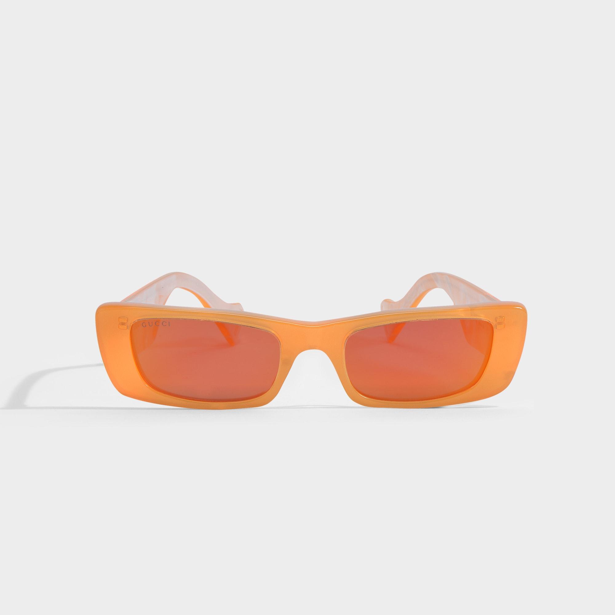Gucci sunglasses orange lens 2025