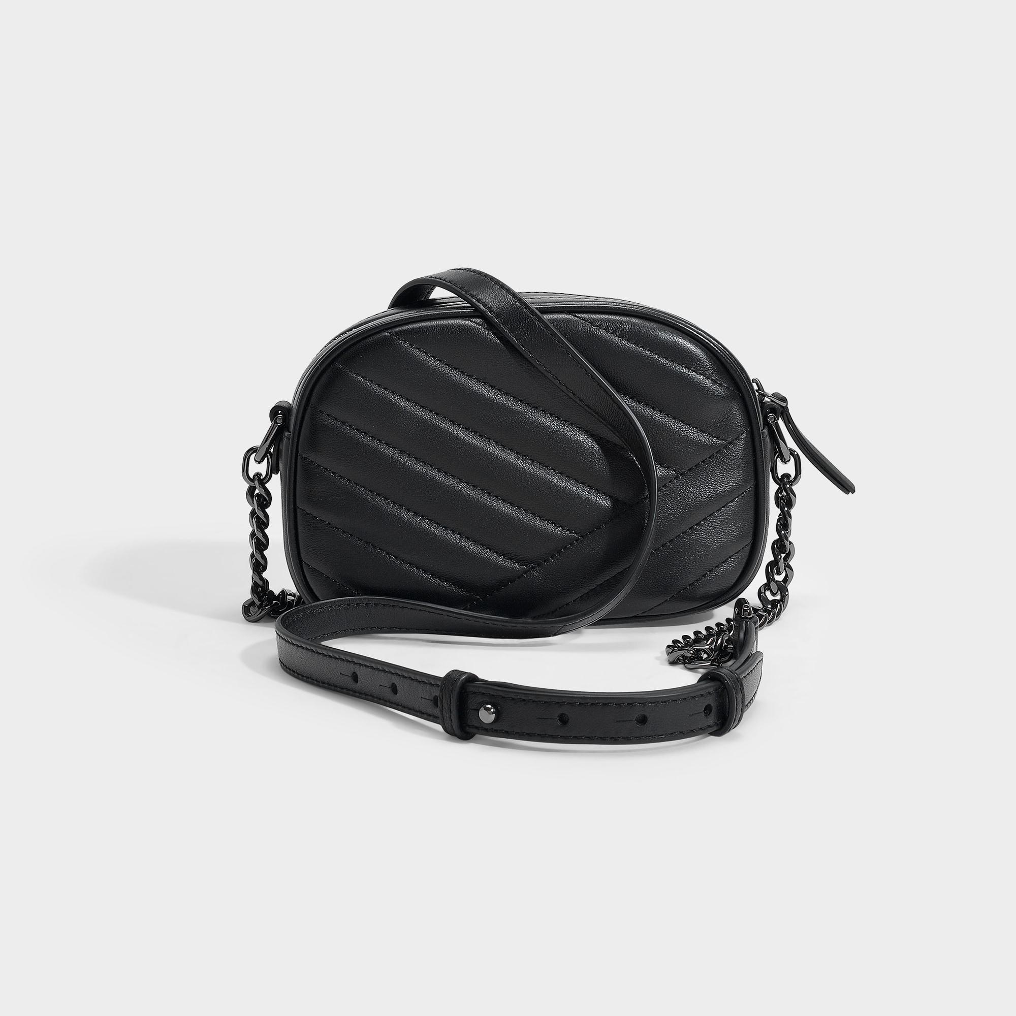 tory burch chevron camera bag