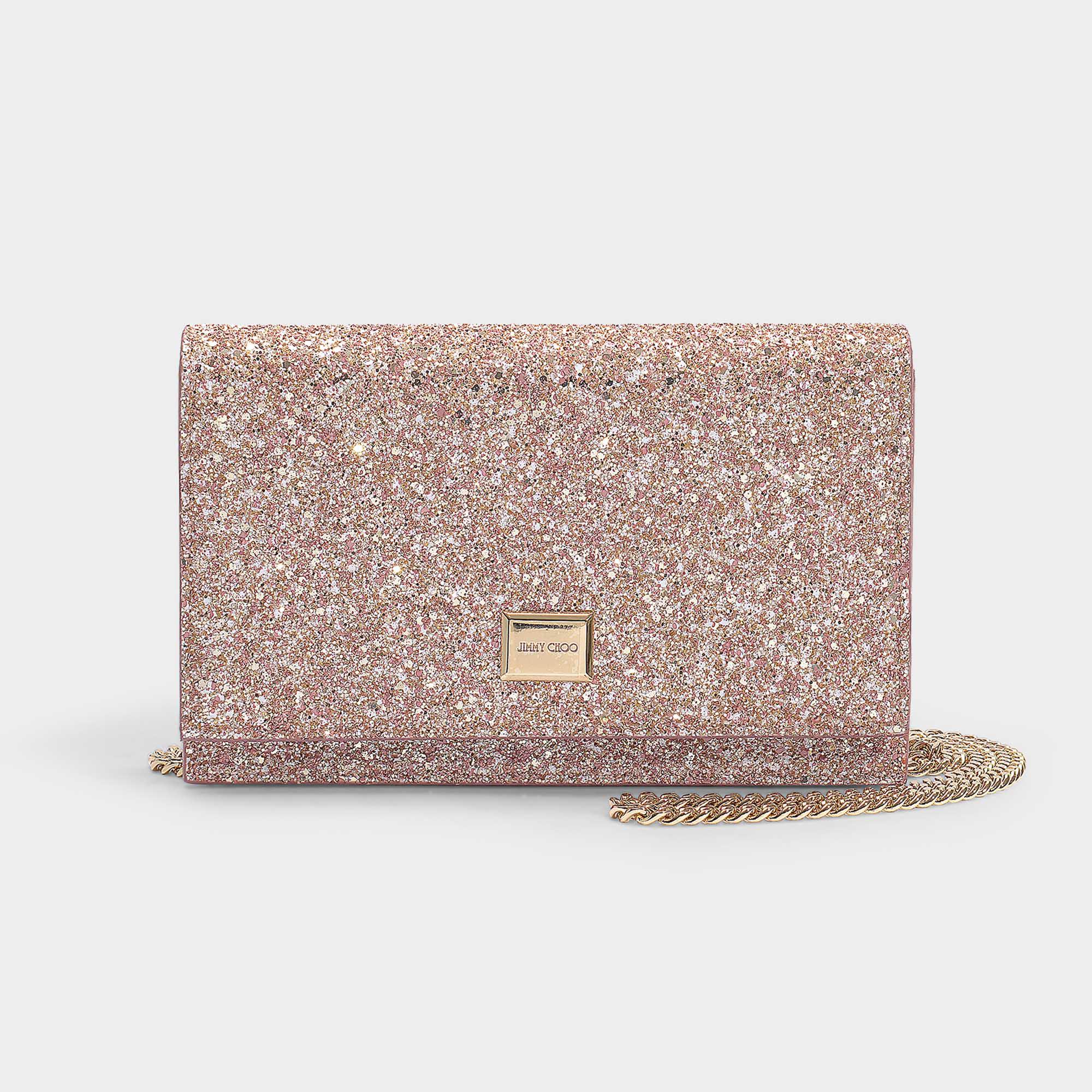 jimmy choo pink clutch
