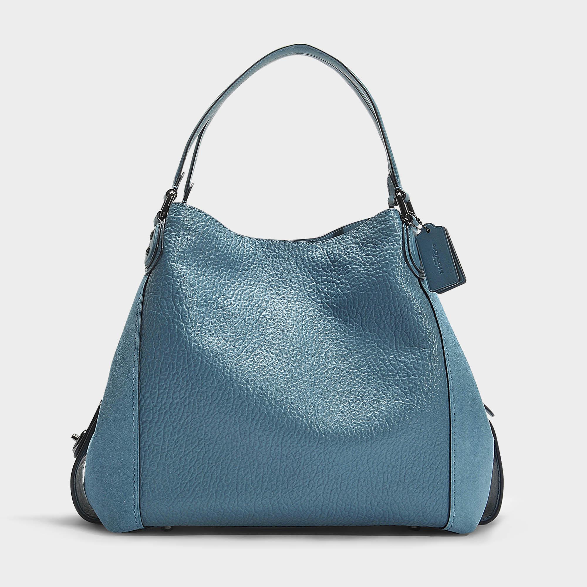 Edie 42 Shoulder Bag In Chambray Calfskin Edie 42 Shoulder Bag In Chambray Calfskin