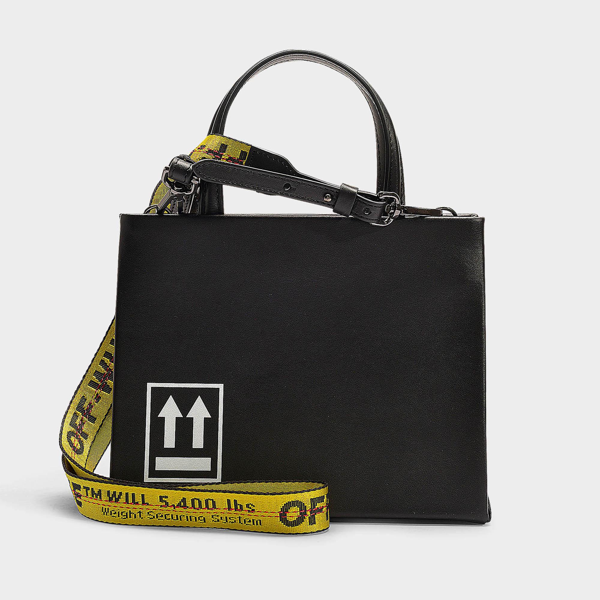 Off-White c/o Virgil Abloh Small Box Bag In Black And White