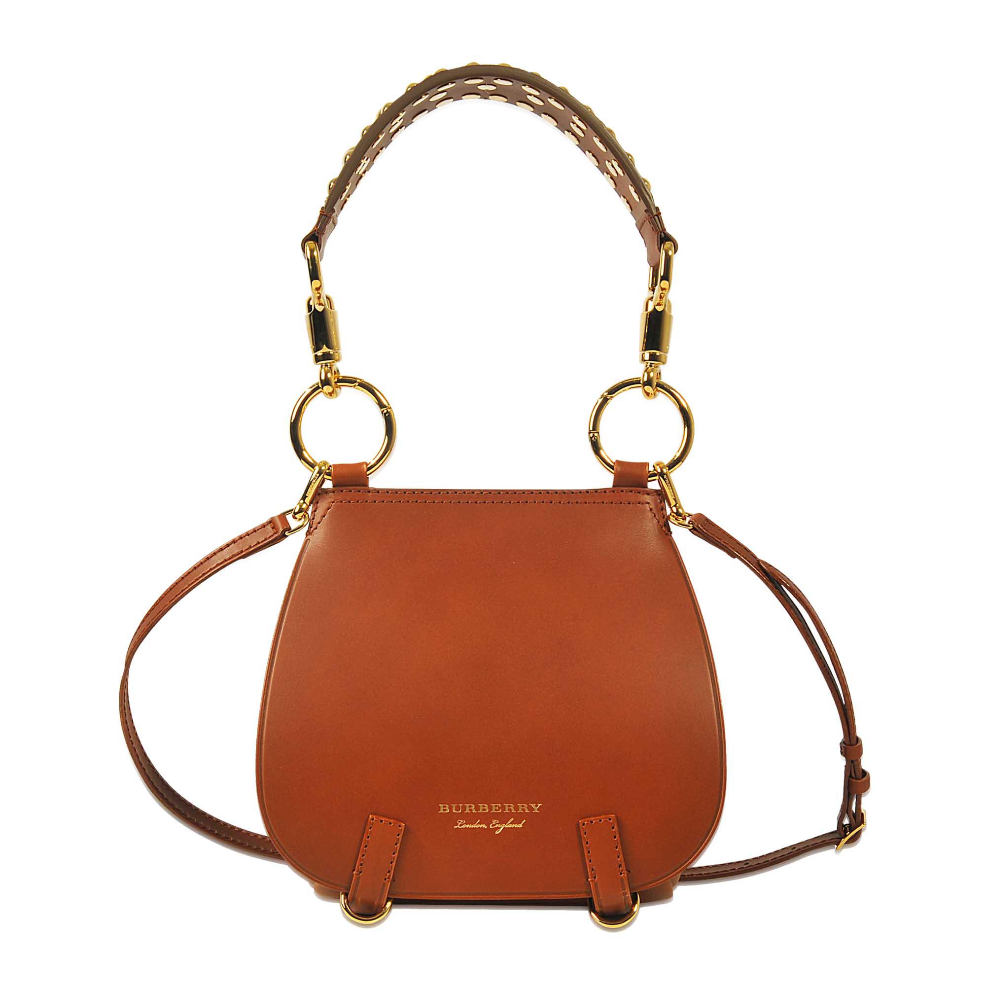 Burberry The Bridle Bag in Leather  Leather handbags, Stylish handbags,  Fashion handbags