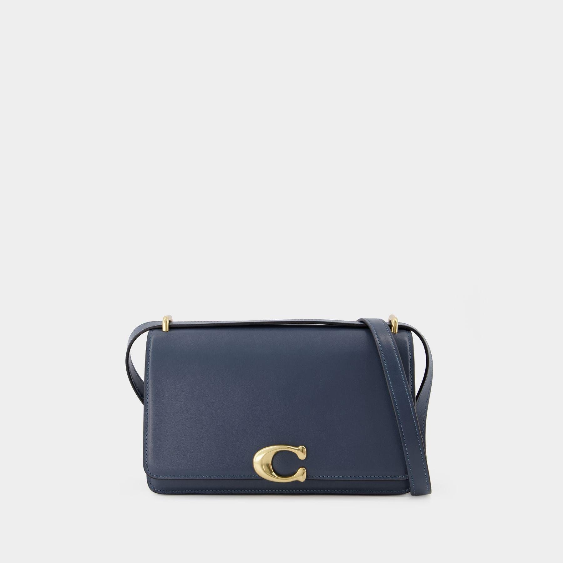 COACH Bandit Shoulder Bag - - Denim - Leather in Blue | Lyst