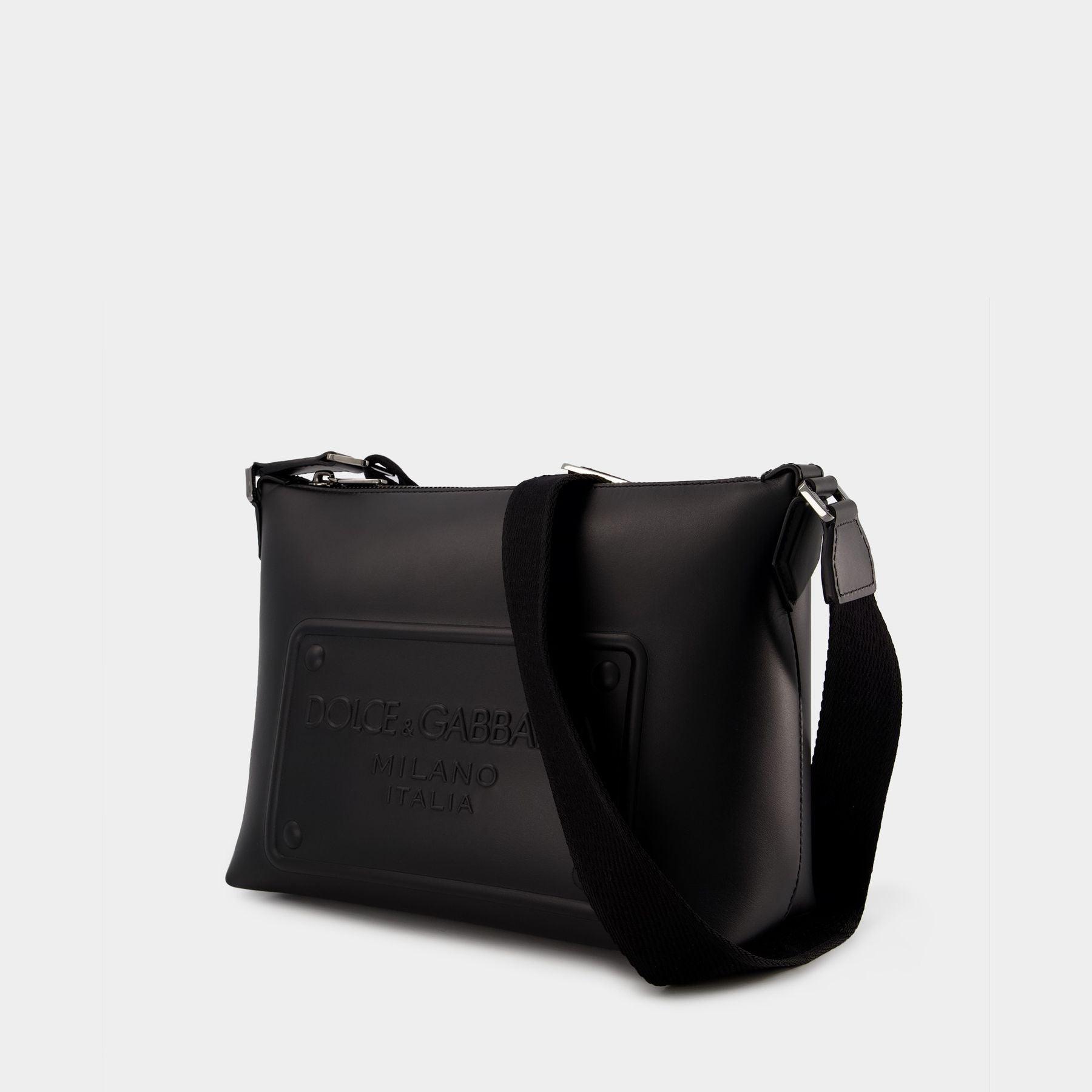 Dolce & Gabbana Leather Crossbody Bag - Black