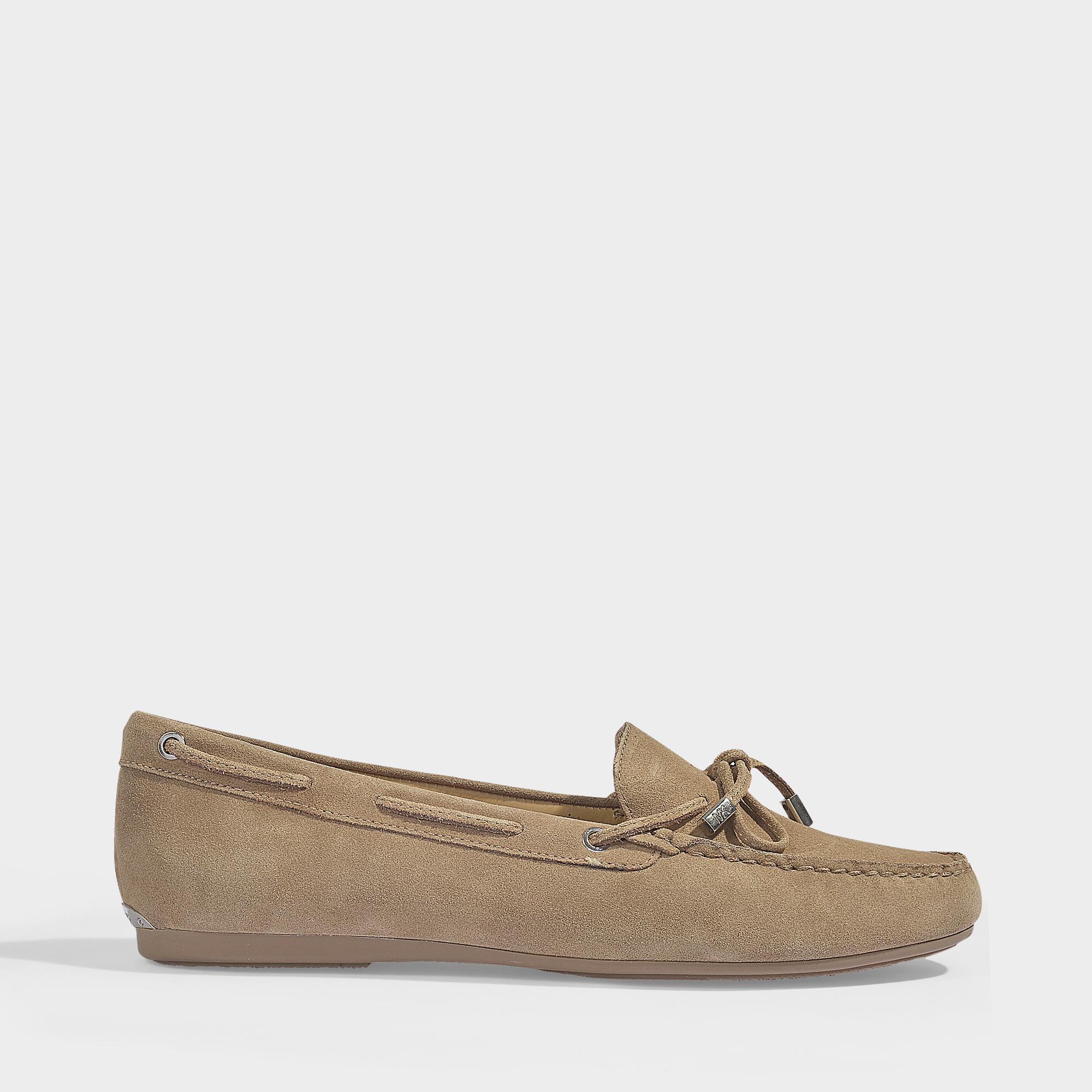Doe mee Overleven Effectief MICHAEL Michael Kors Sutton Moc Loafers In Warm Taupe Sport Suede in Brown  | Lyst