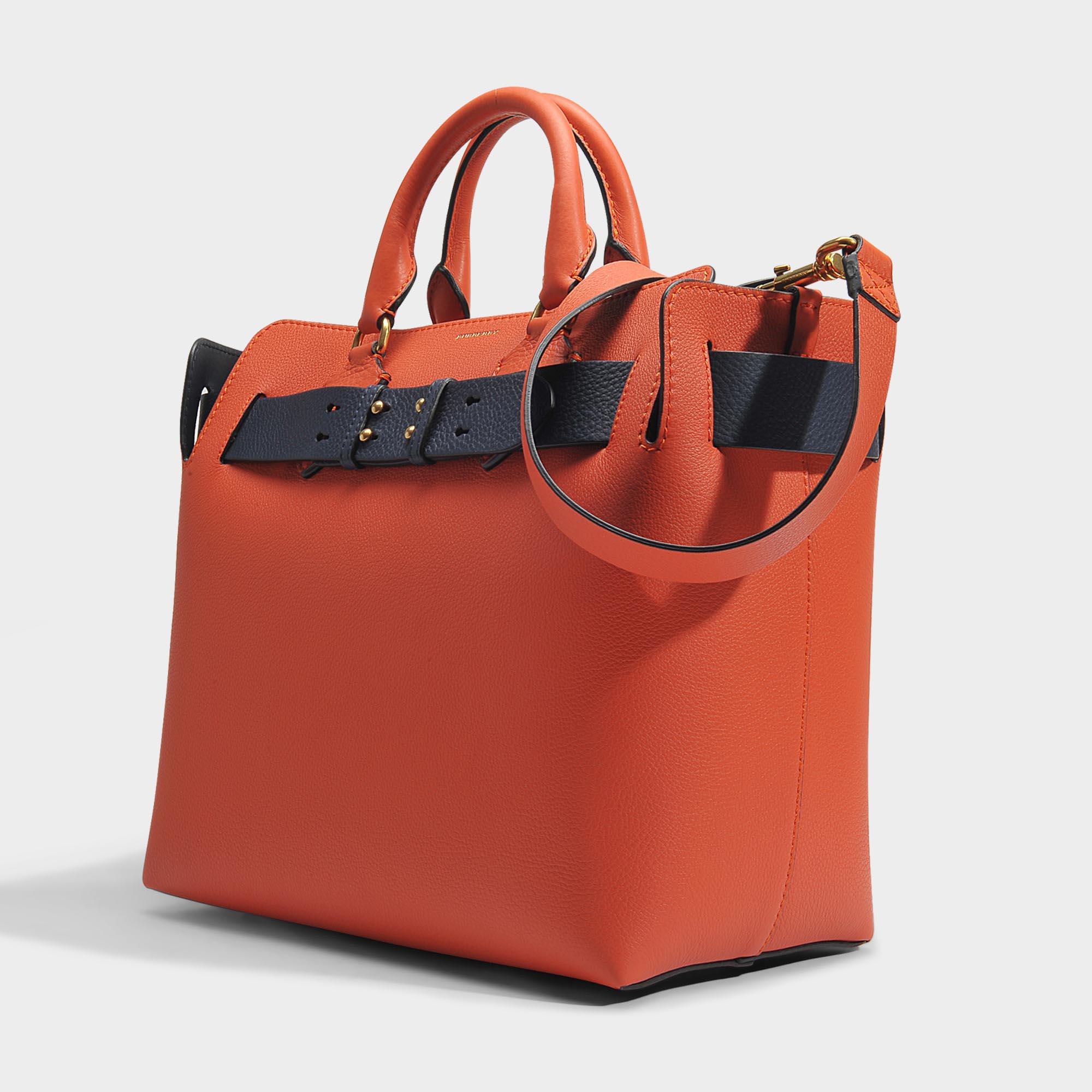 Burberry Belt Bag Medium In Clementine Marais Leather in Red Lyst