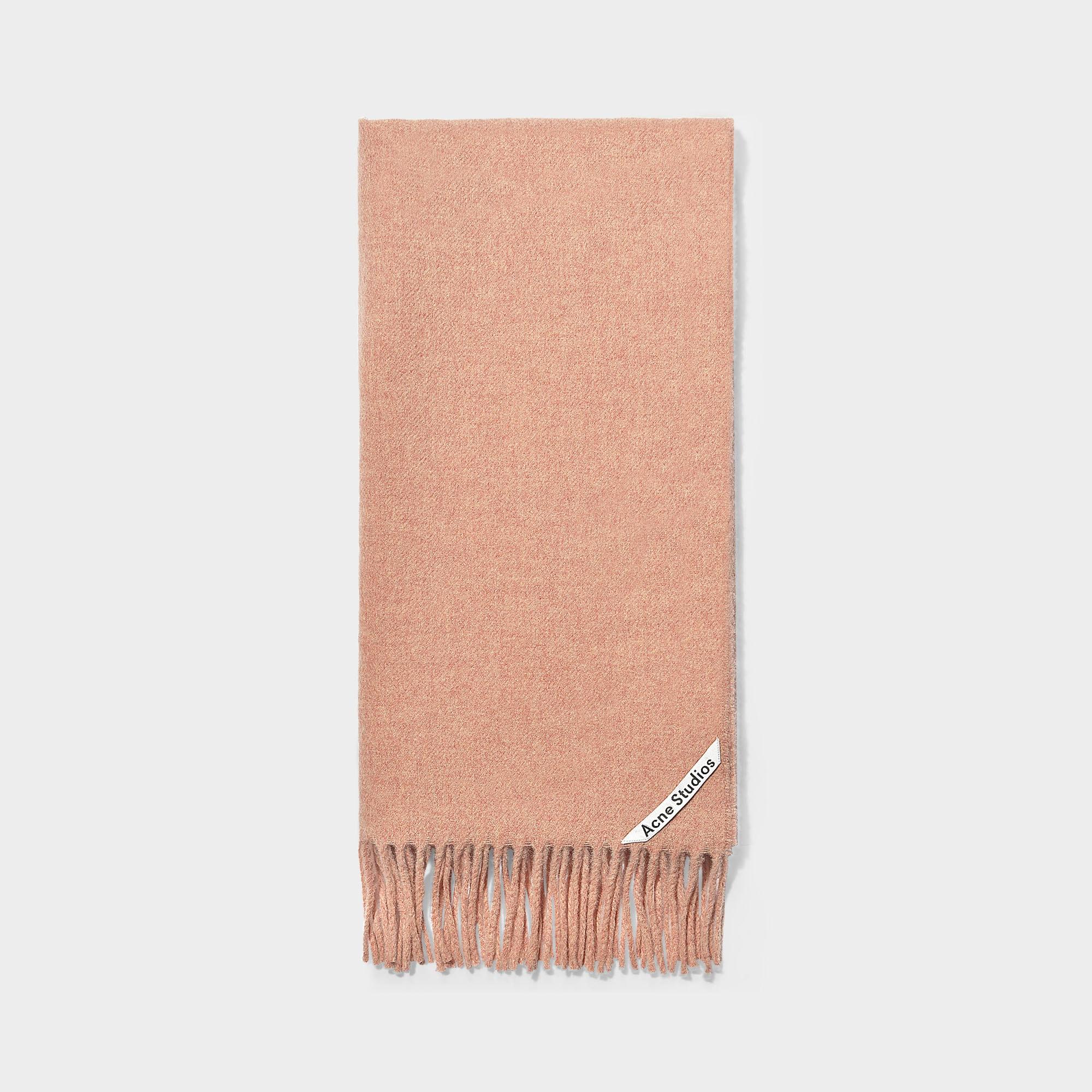 acne studios rose melange scarf