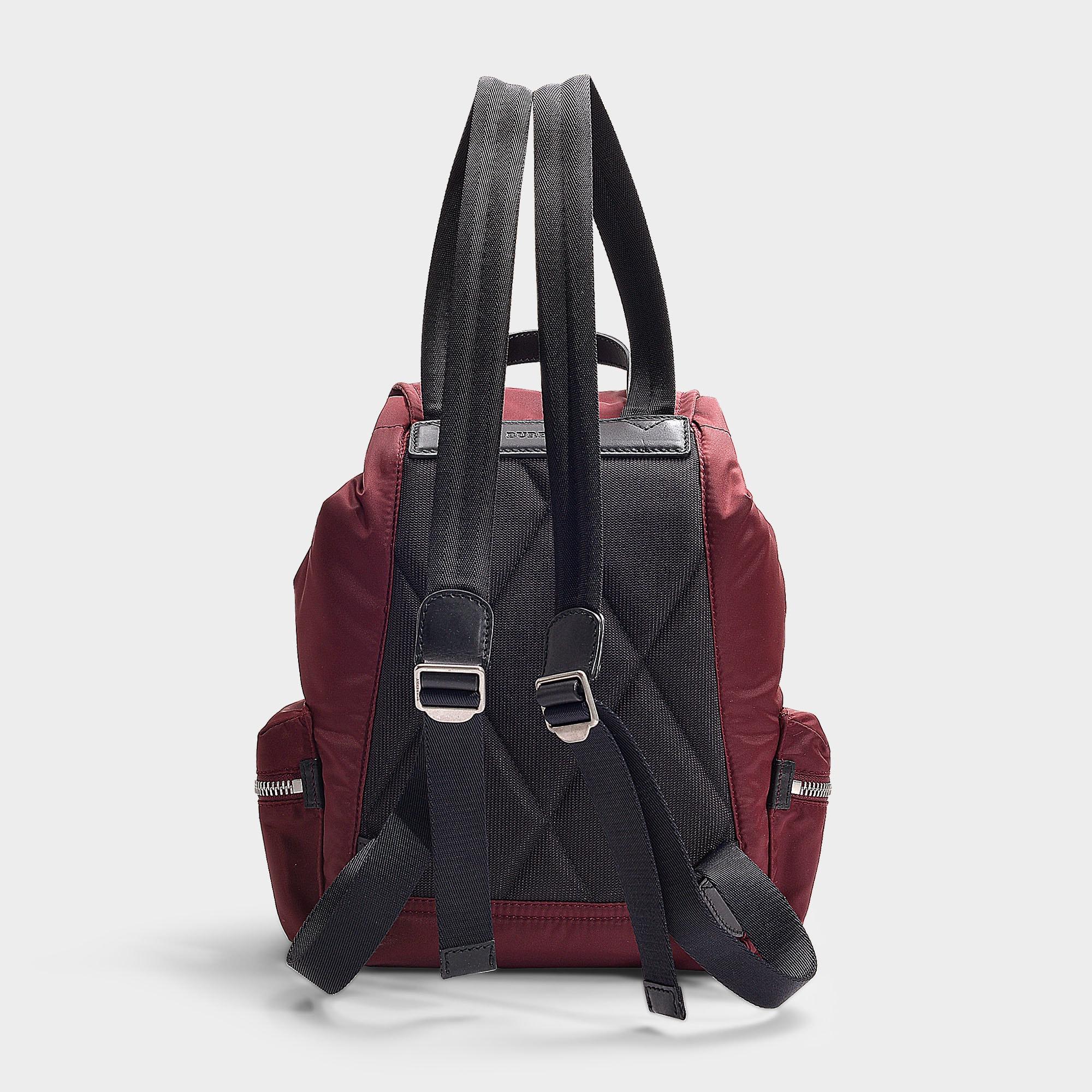 burberry backpack red