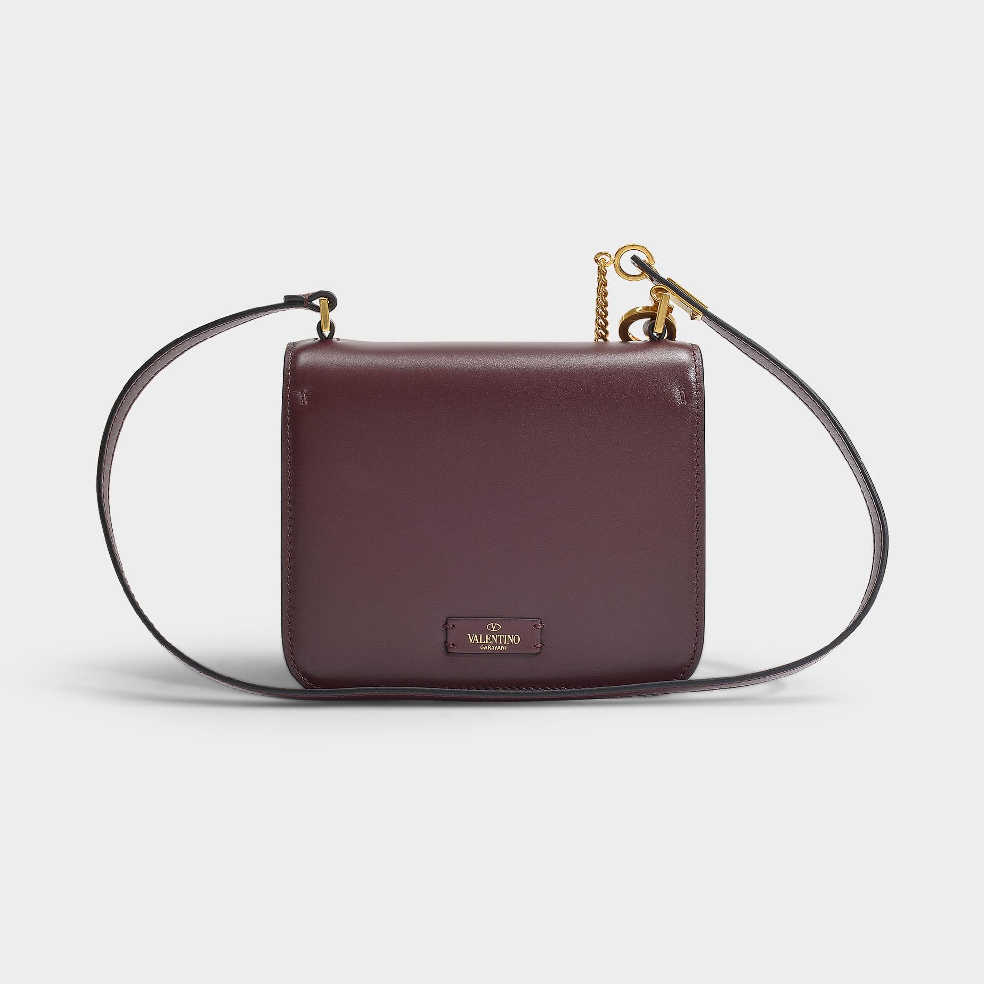 Valentino Vsling Leather Shoulder Bag in Green (Black) Save 22 Lyst