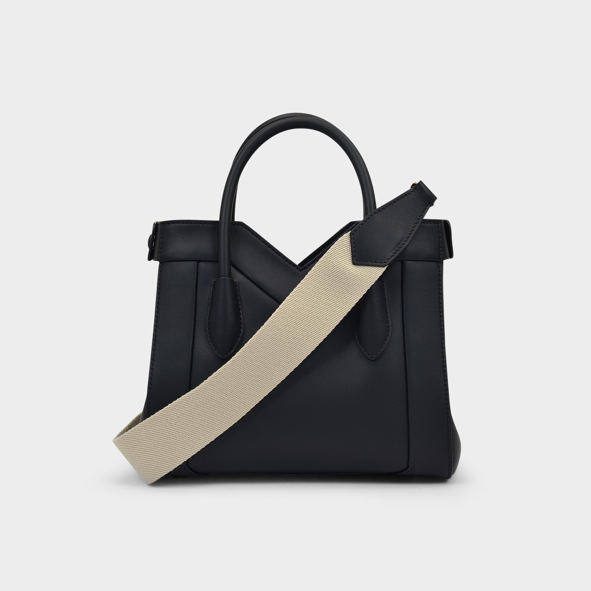 Max Mara Madame Small Bag In Black Leather | Lyst