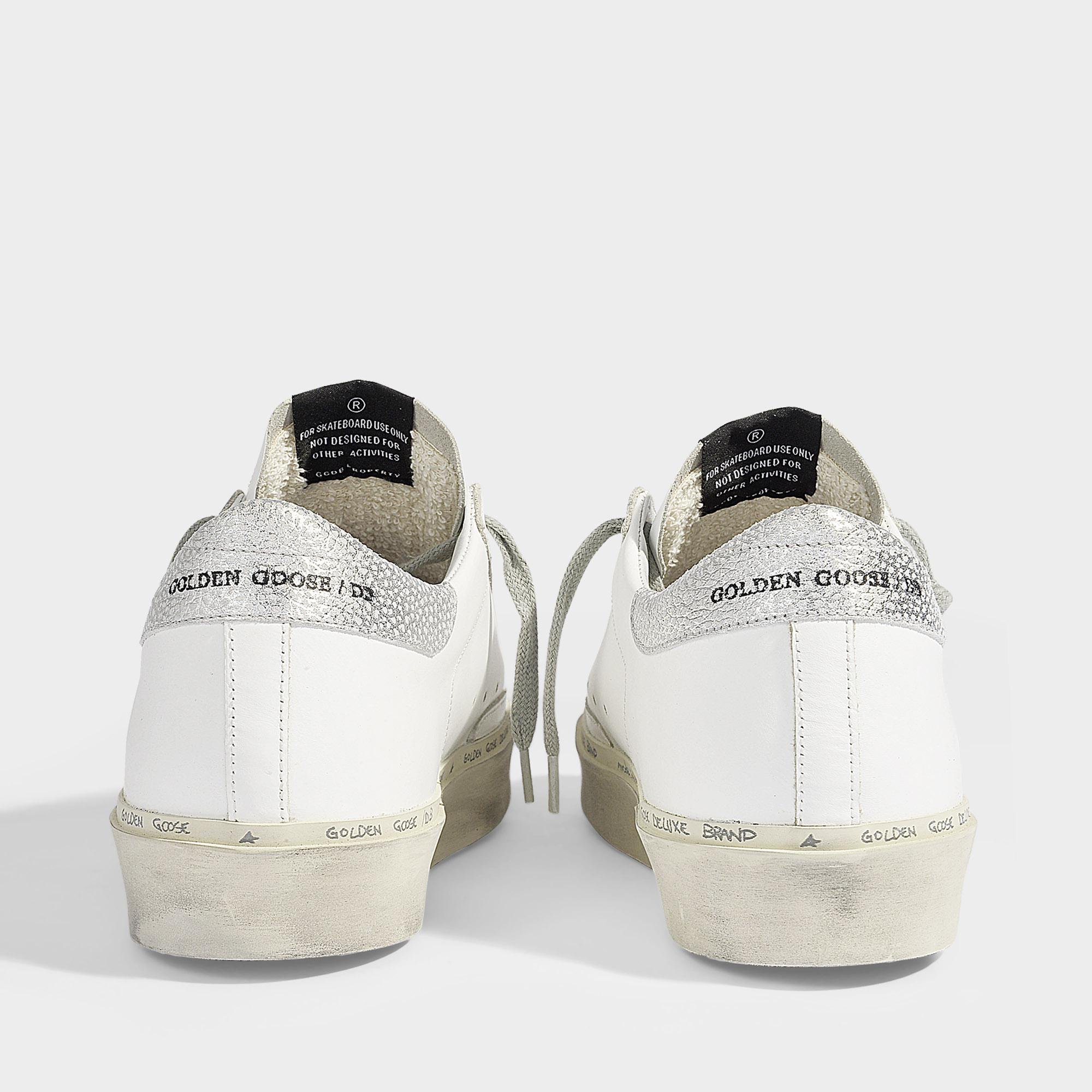 Golden Goose Deluxe Brand High Star Platform Sneakers In White Leather ...