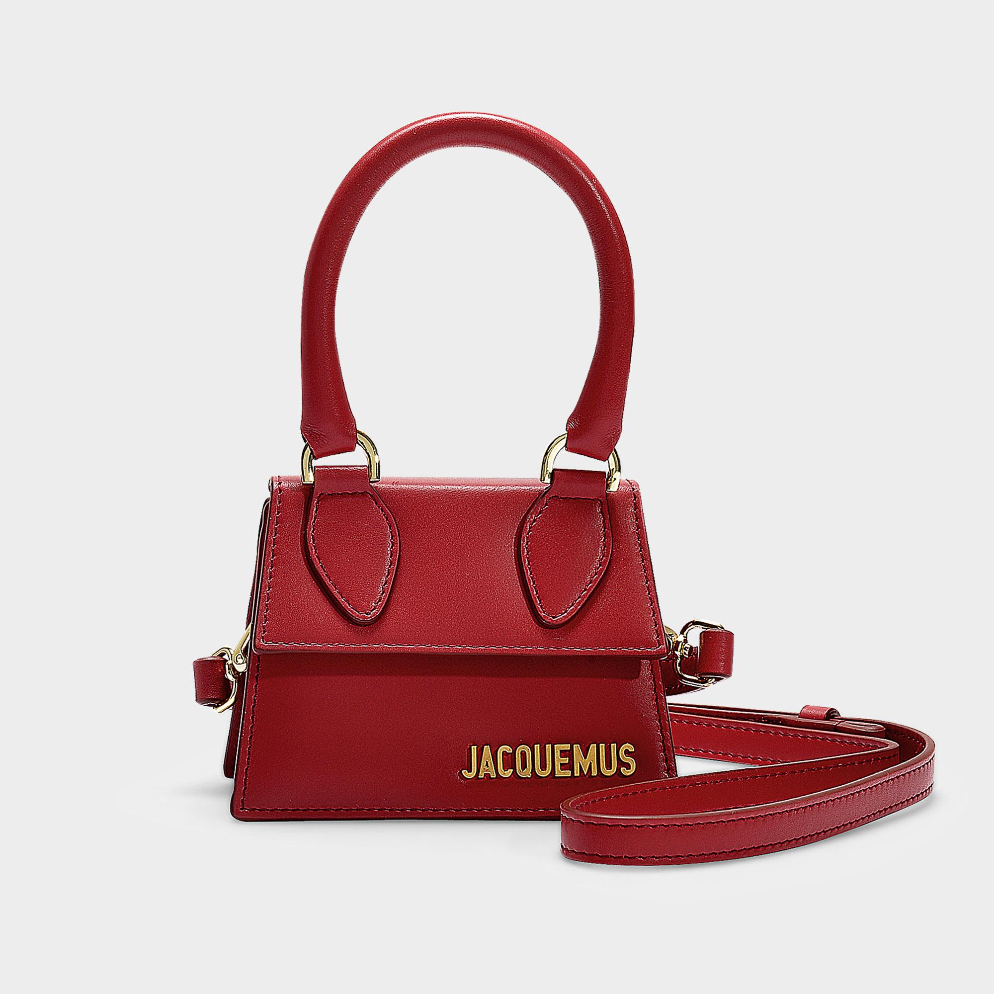 Jacquemus Le Chiquita Bag In Red Calfskin Lyst