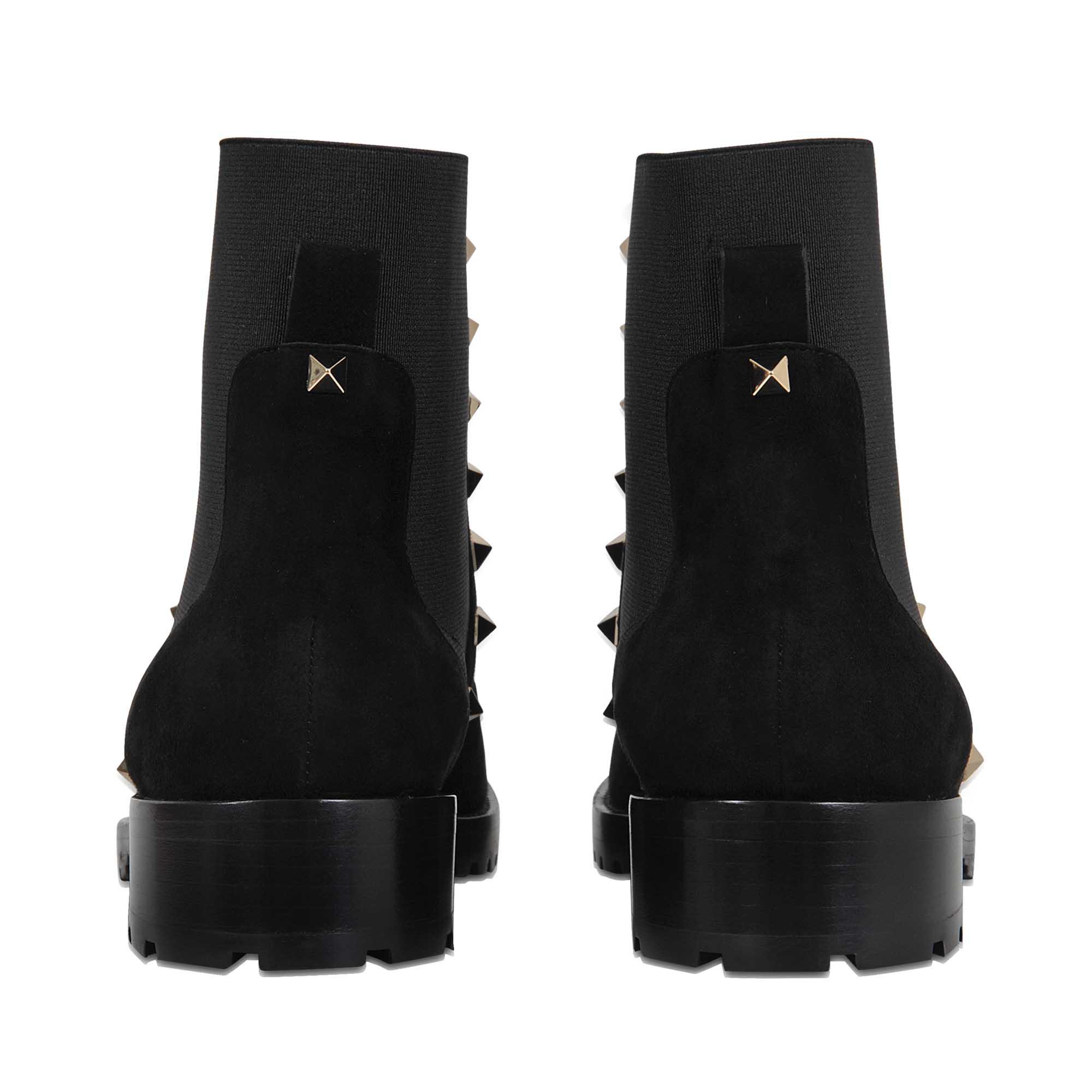 Valentino Leather Rockstud Beatle Boot in Black - Lyst