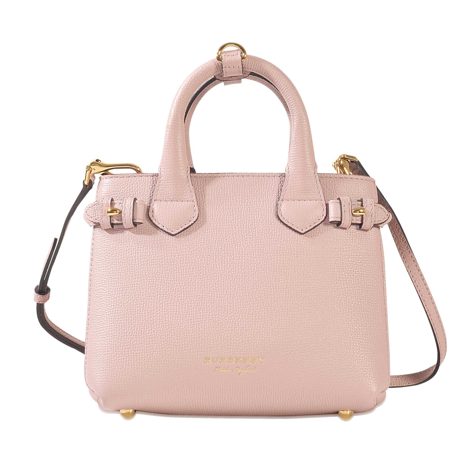 Burberry Leather Baby Banner Bag in Pink - Lyst
