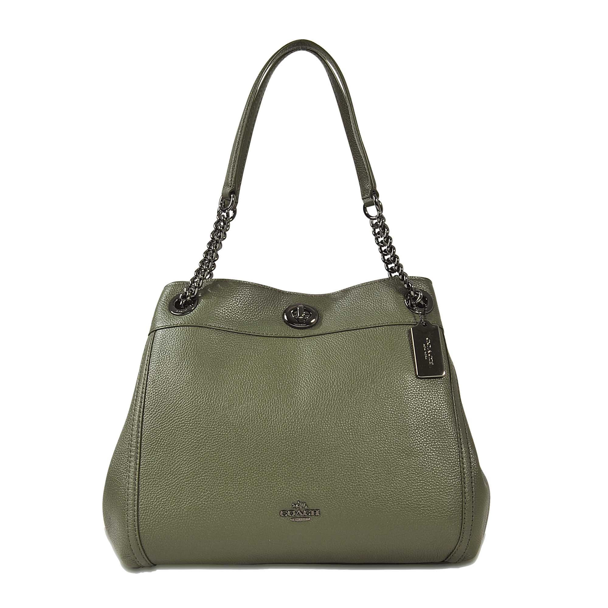 olive green coach bag