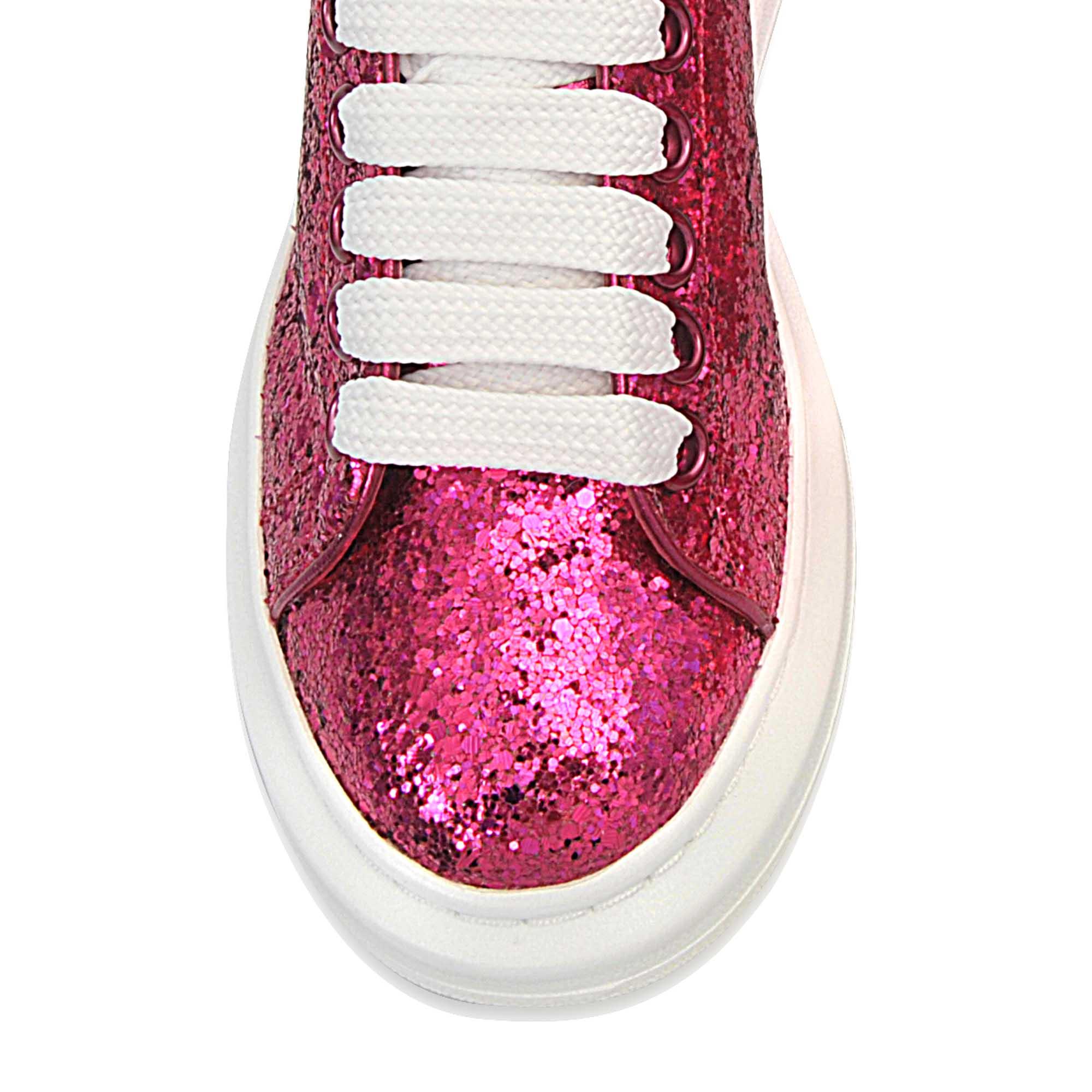 Alexander McQueen Sneakers Glitter in Pink Lyst