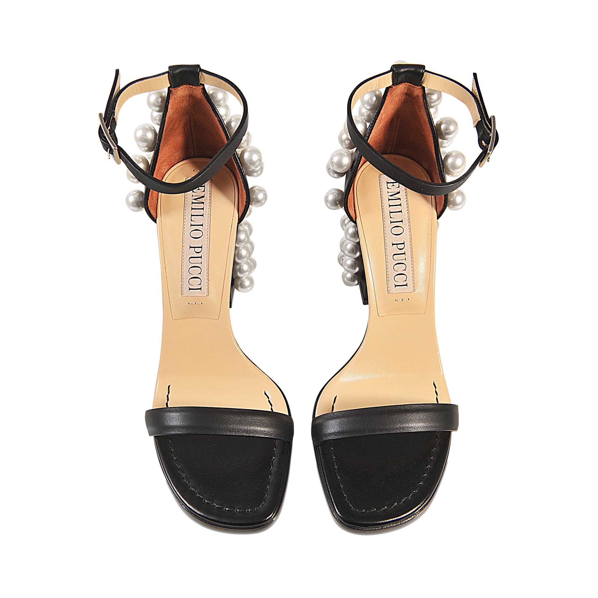 emilio pucci pearl sandals