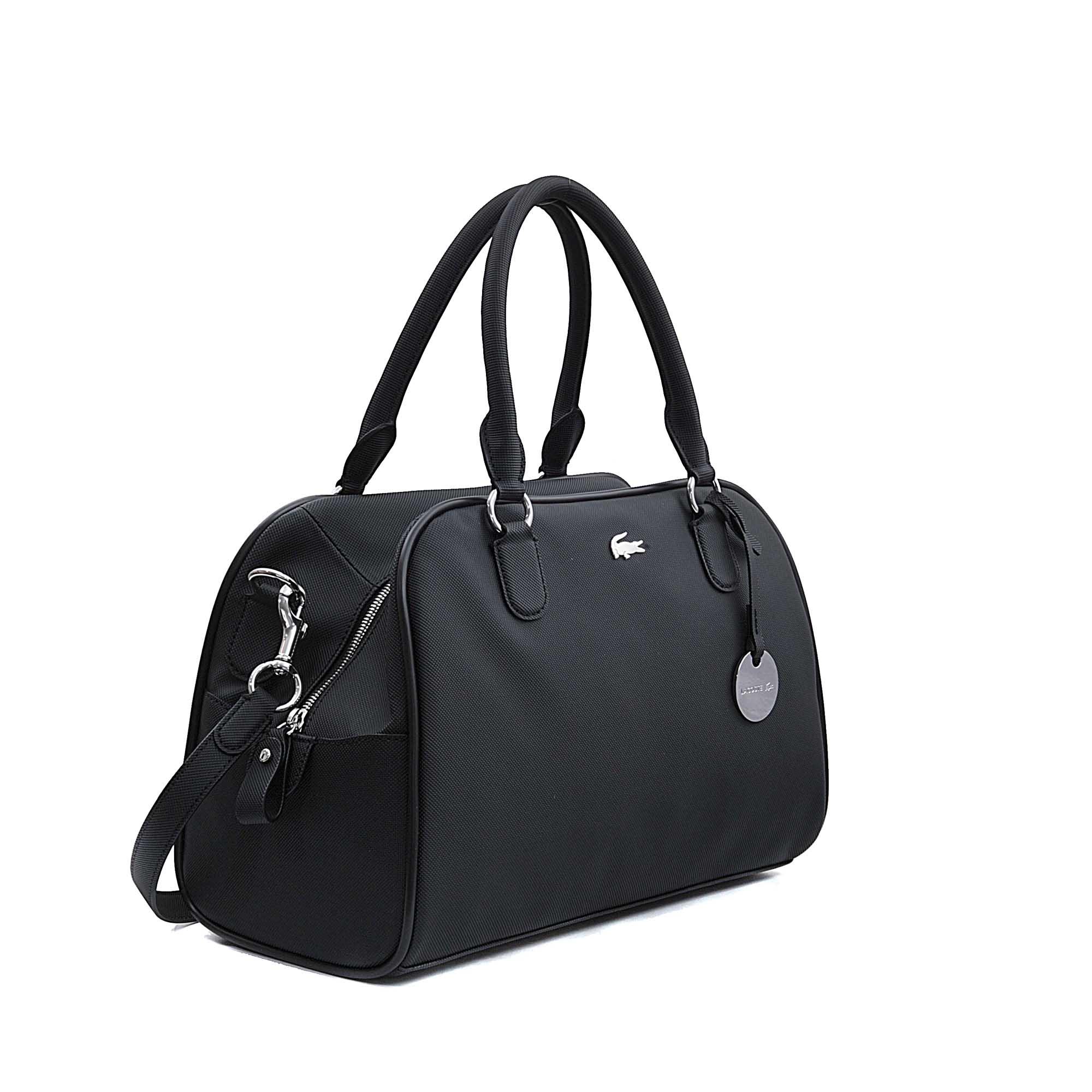Lacoste Cotton Daily Classic Bowling Bag in Black - Lyst