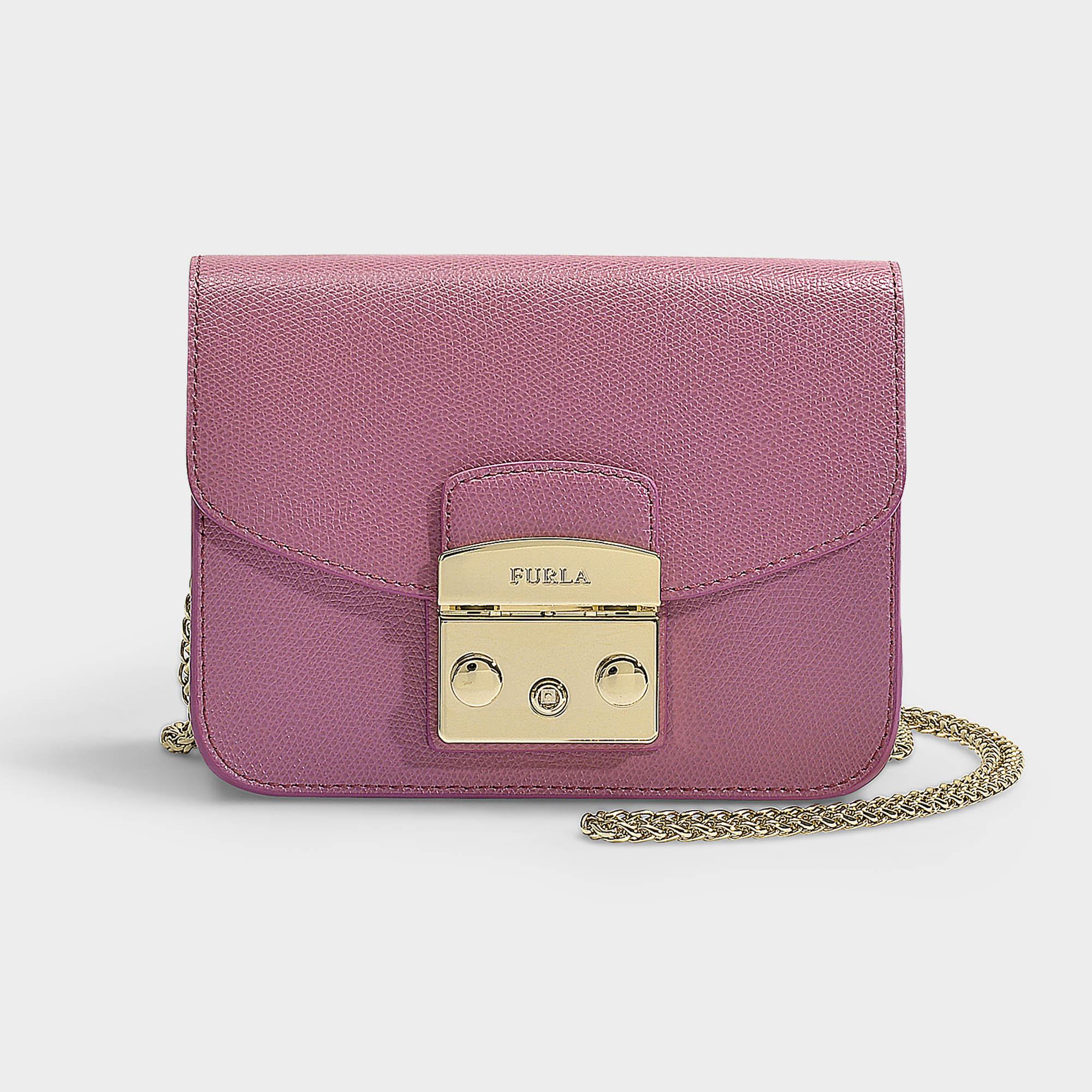 Furla Metropolis Mini Crossbody Bag In Azalea in Pink (Purple) Lyst