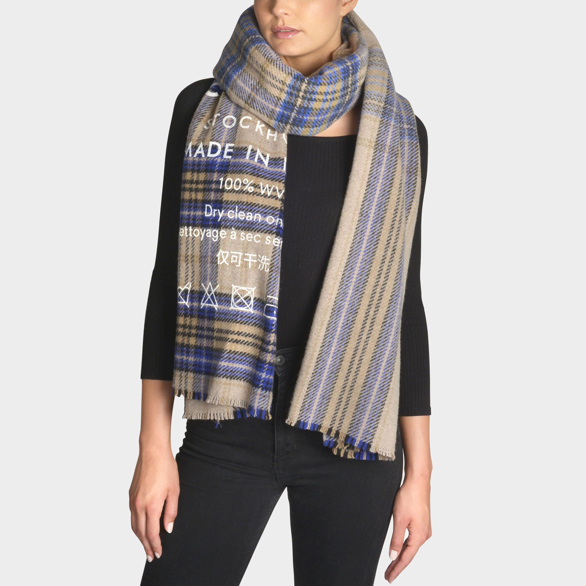 acne studios oatmeal scarf