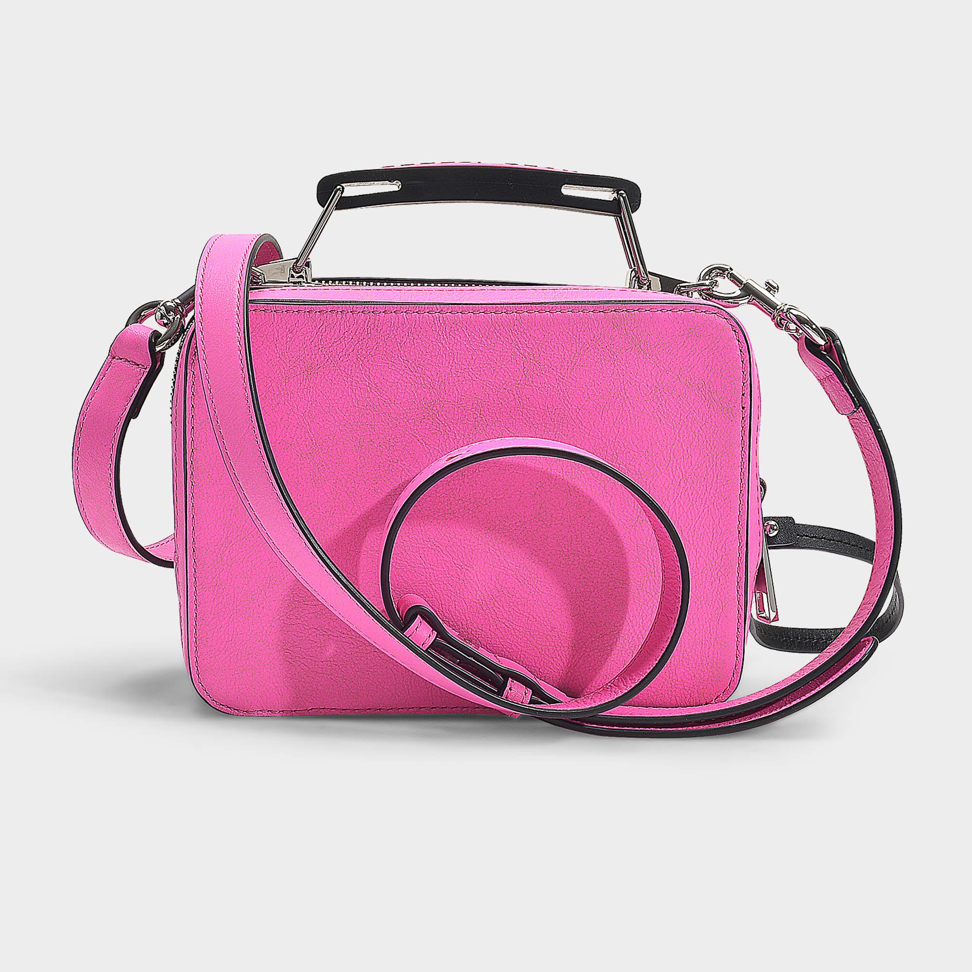 Marc Jacobs The Box Bag In Bright Pink Leather - Lyst