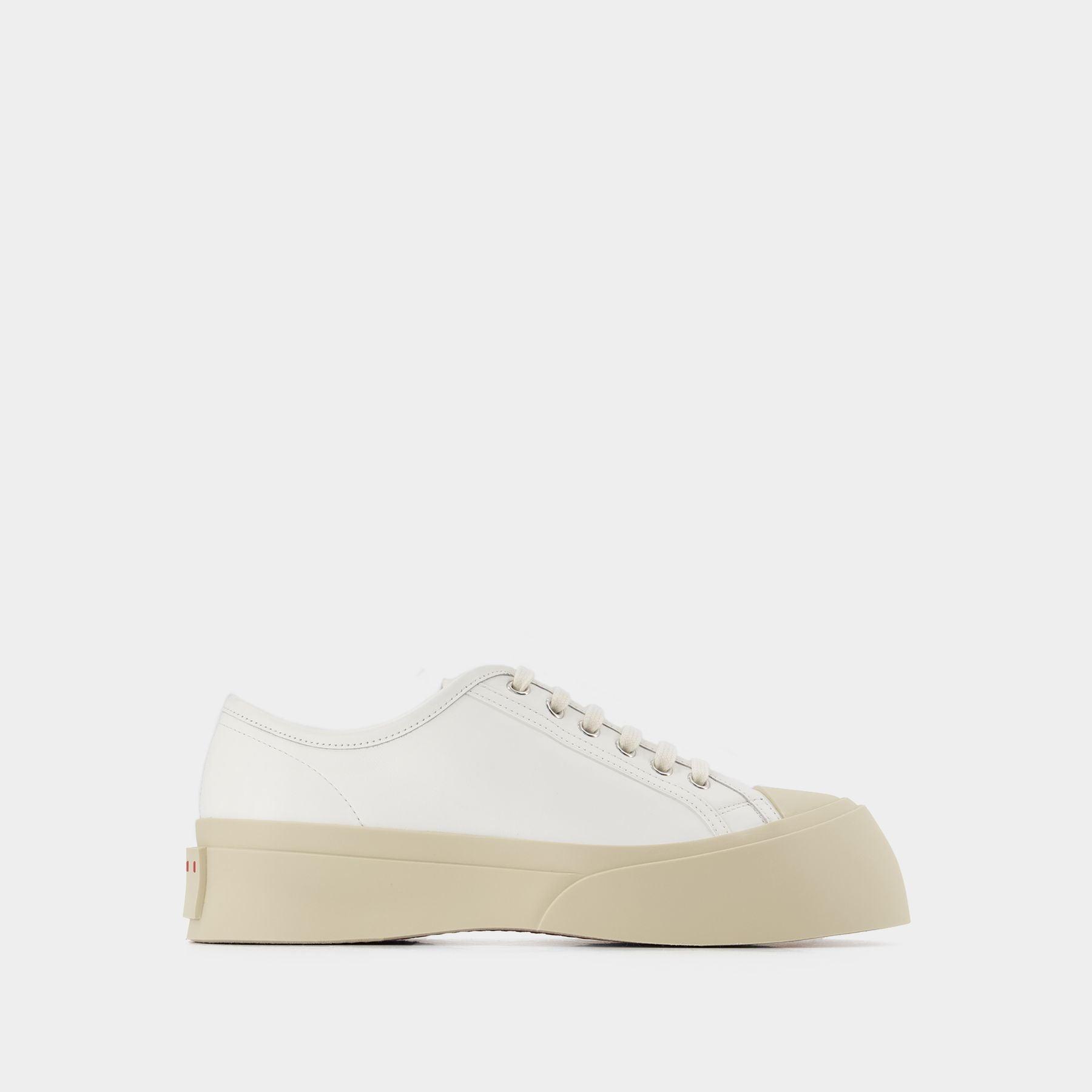 Marni Pablo Lace-up Sneakers - - White - Leather in Natural for Men | Lyst