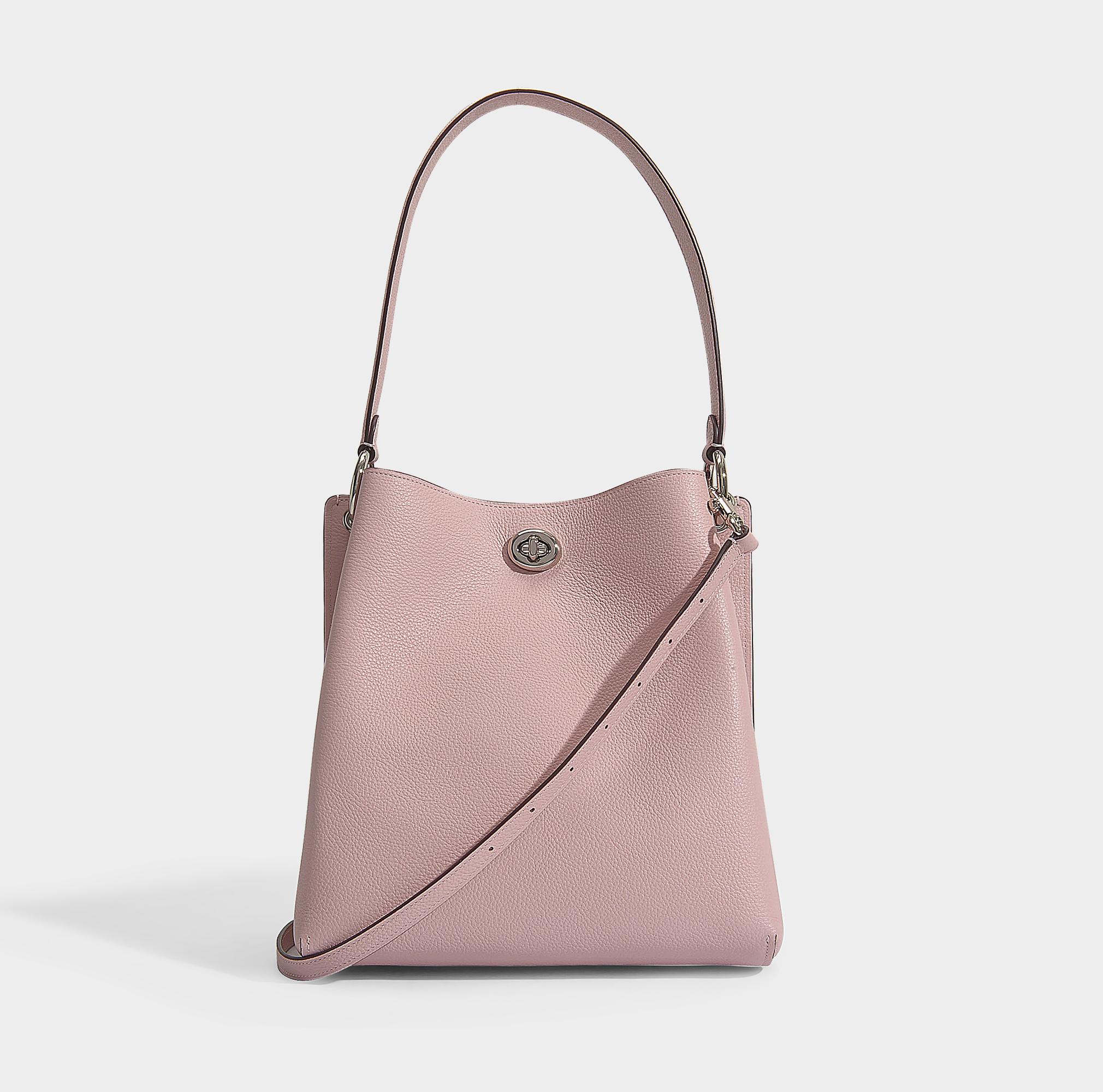 COACH Leather Polished Charlie Bucket Bag Pink - Lyst