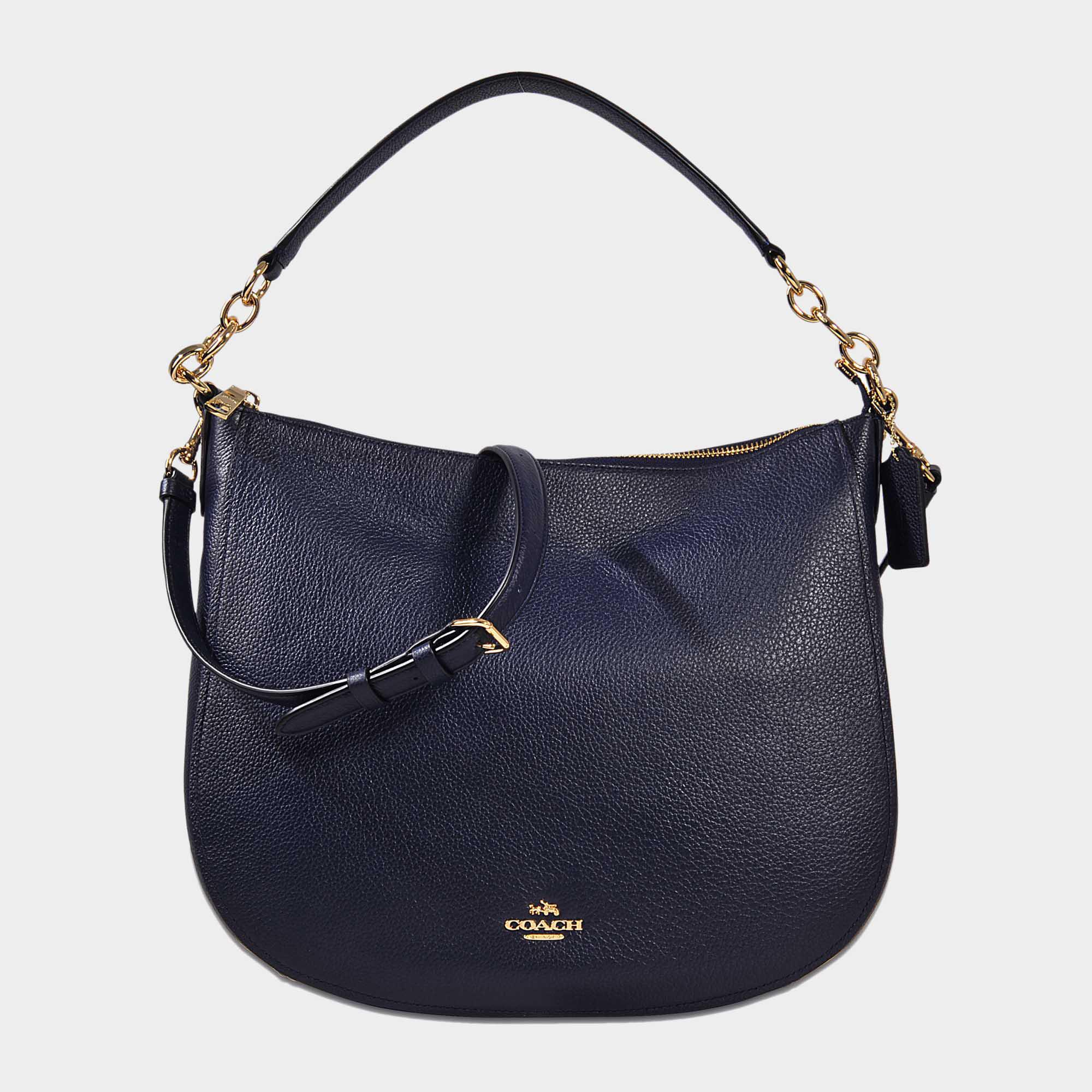 navy coach tote