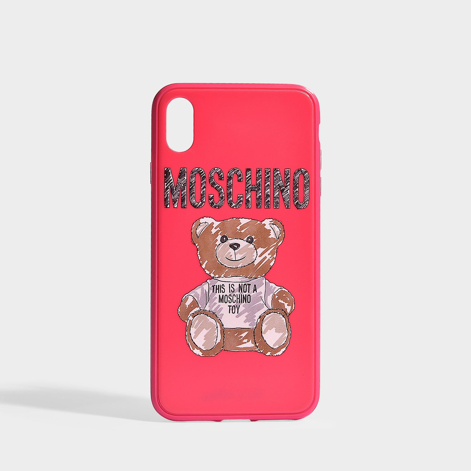 Moschino Teddy Iphone Xr Case In Fuchsia Pink Lyst
