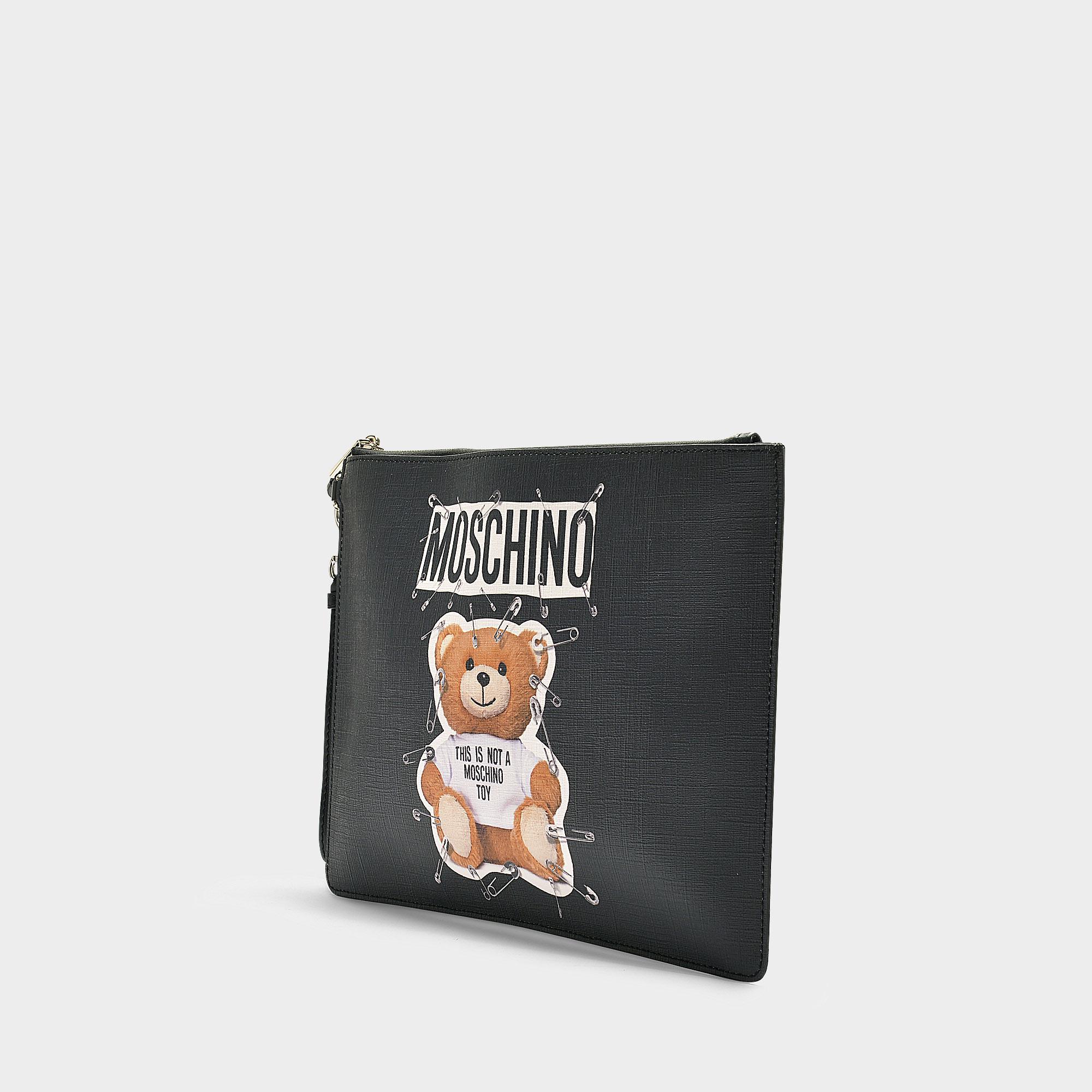 moschino teddy bear clutch