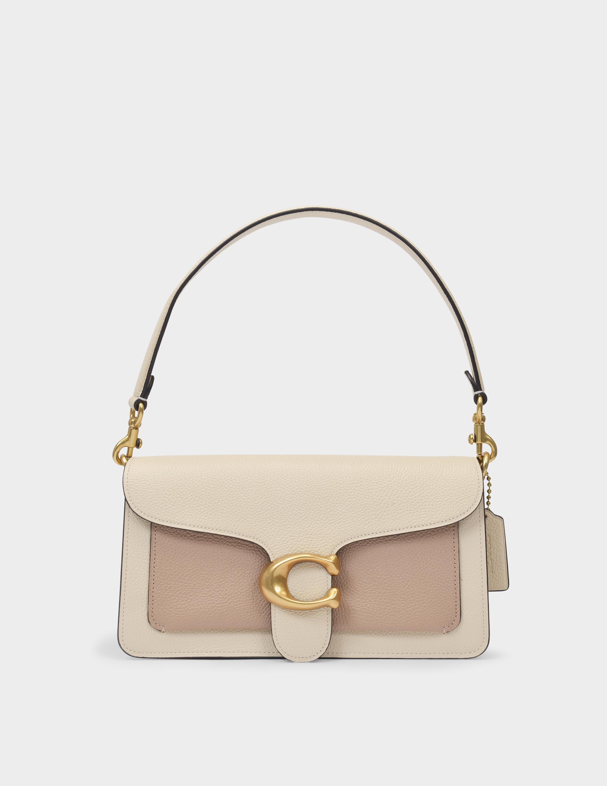 COACH Tabby 26 Bag In Ivory Taupe Multi-leather in Natural | Lyst