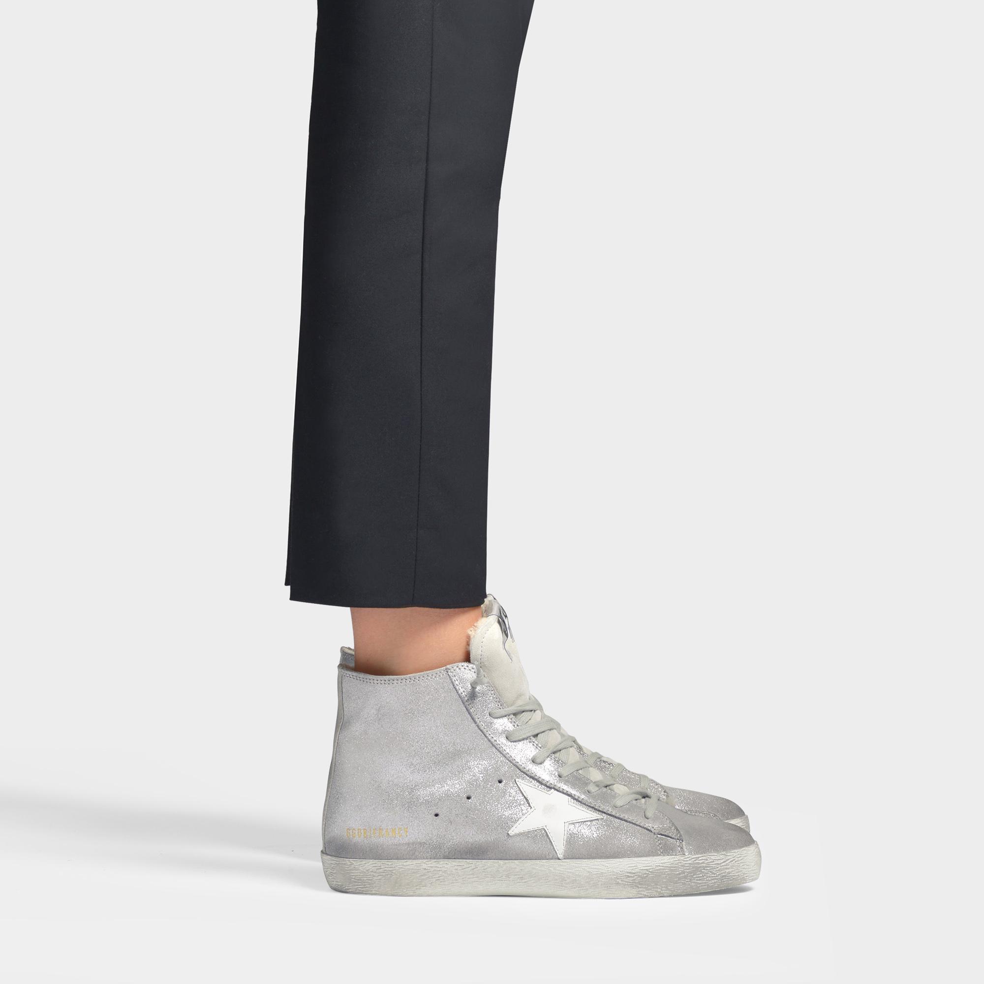 golden goose francy silver