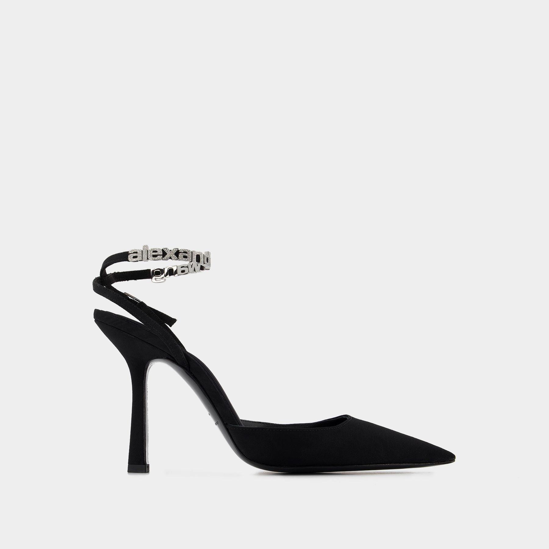 Alexander Wang Delphine 105 Sandals - - Black - Viscose | Lyst