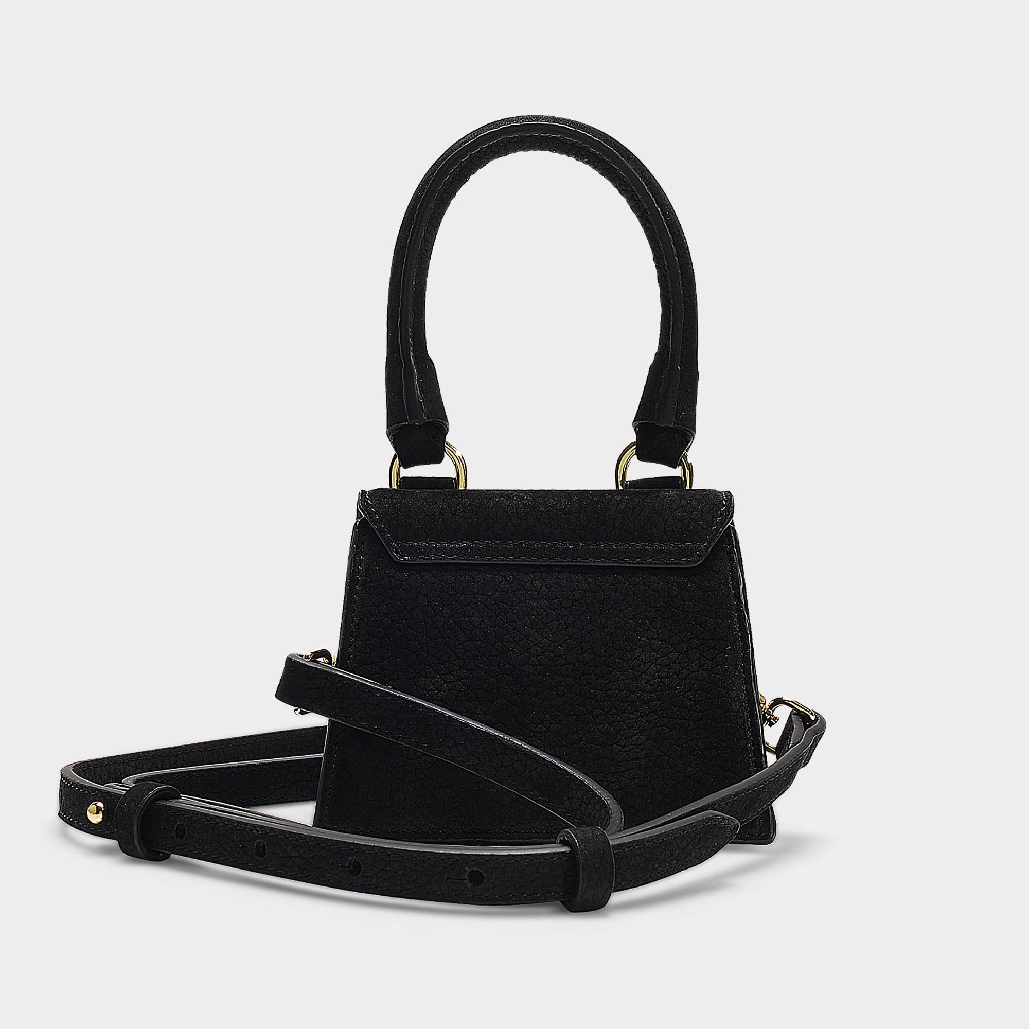 Jacquemus Le Chiquito Leather Mini Bag in Black - Lyst