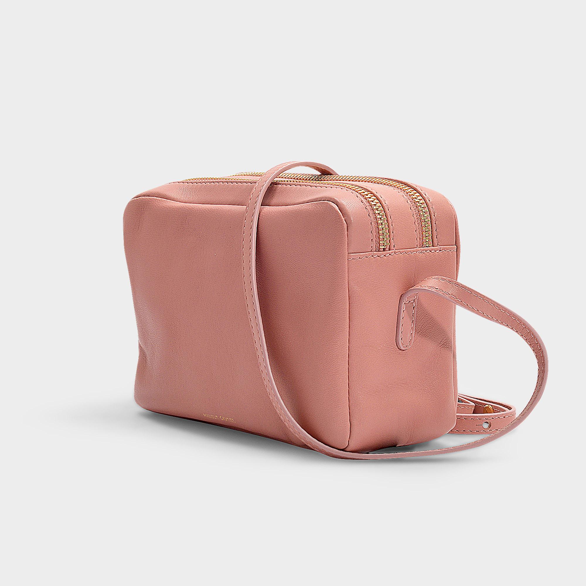 mansur gavriel double zip crossbody bolsa