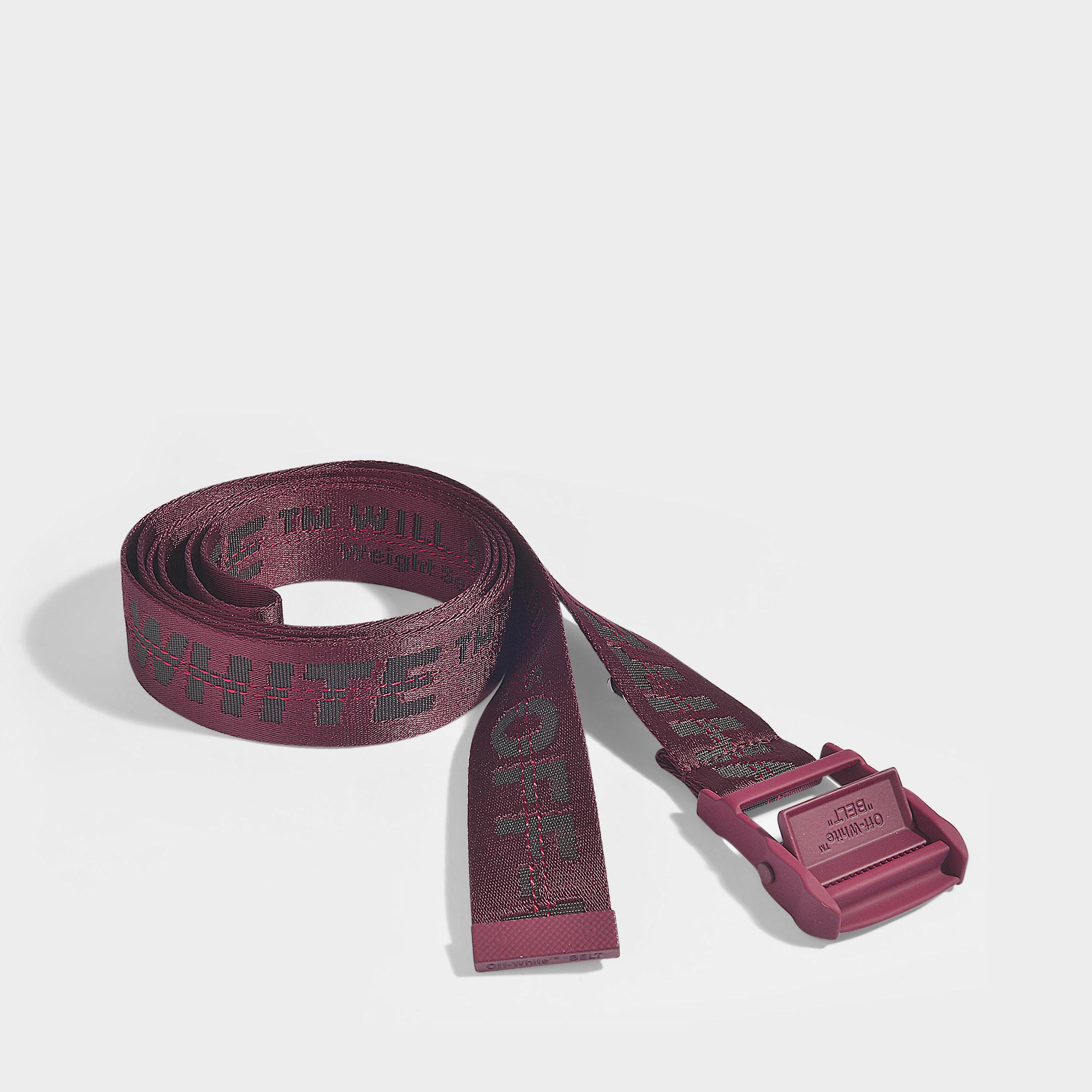 Off-White c/o Virgil Abloh Synthetic Classic Industrial Belt In 