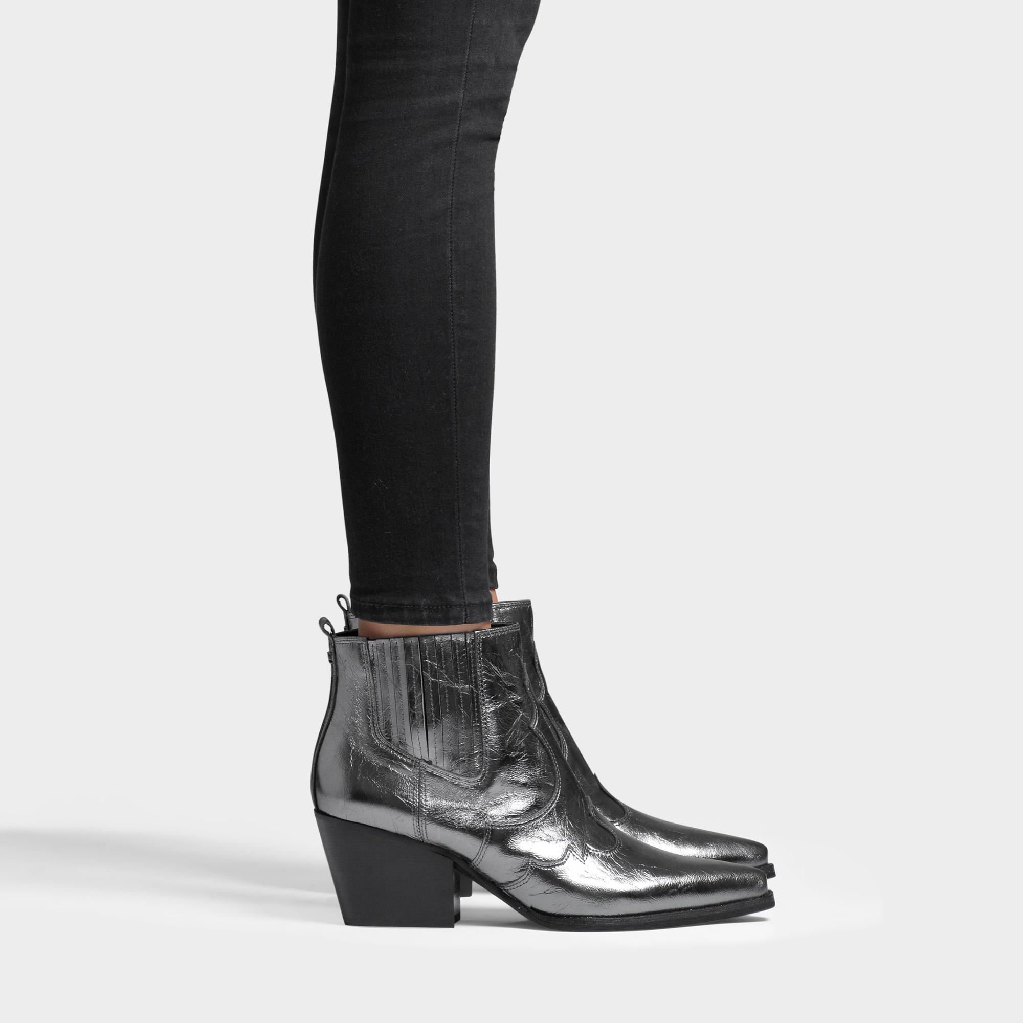 sam edelman metallic booties