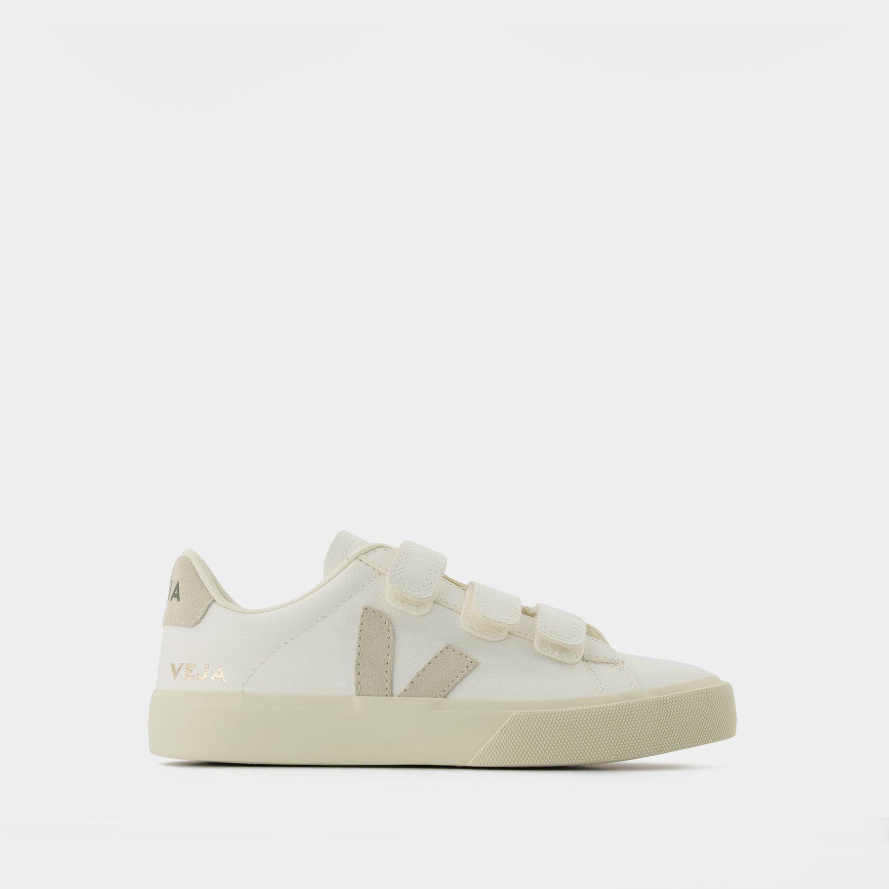 Veja Recife Logo Sneakers - - White/beige - Leather | Lyst