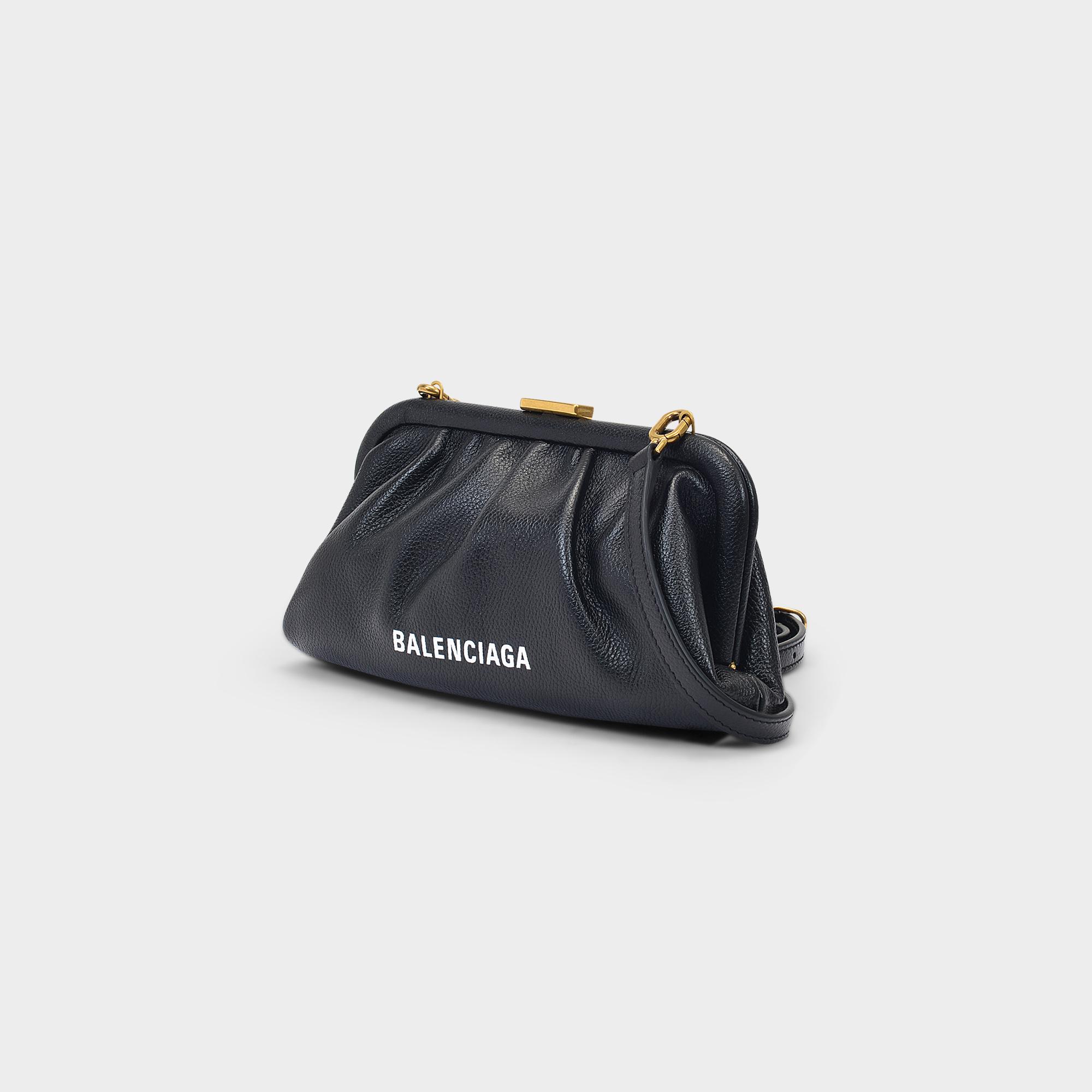 balenciaga black clutch