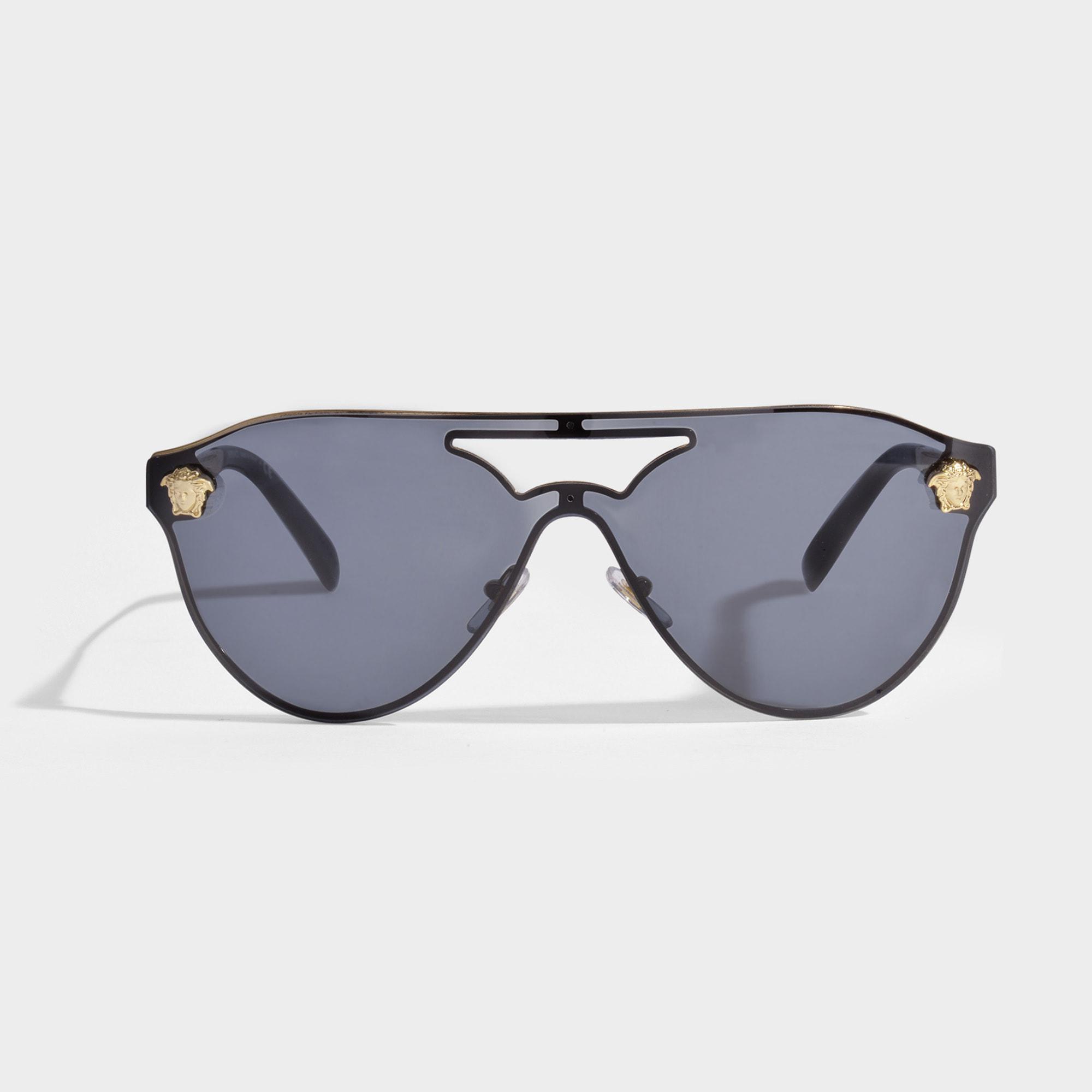 versace black glam medusa sunglasses