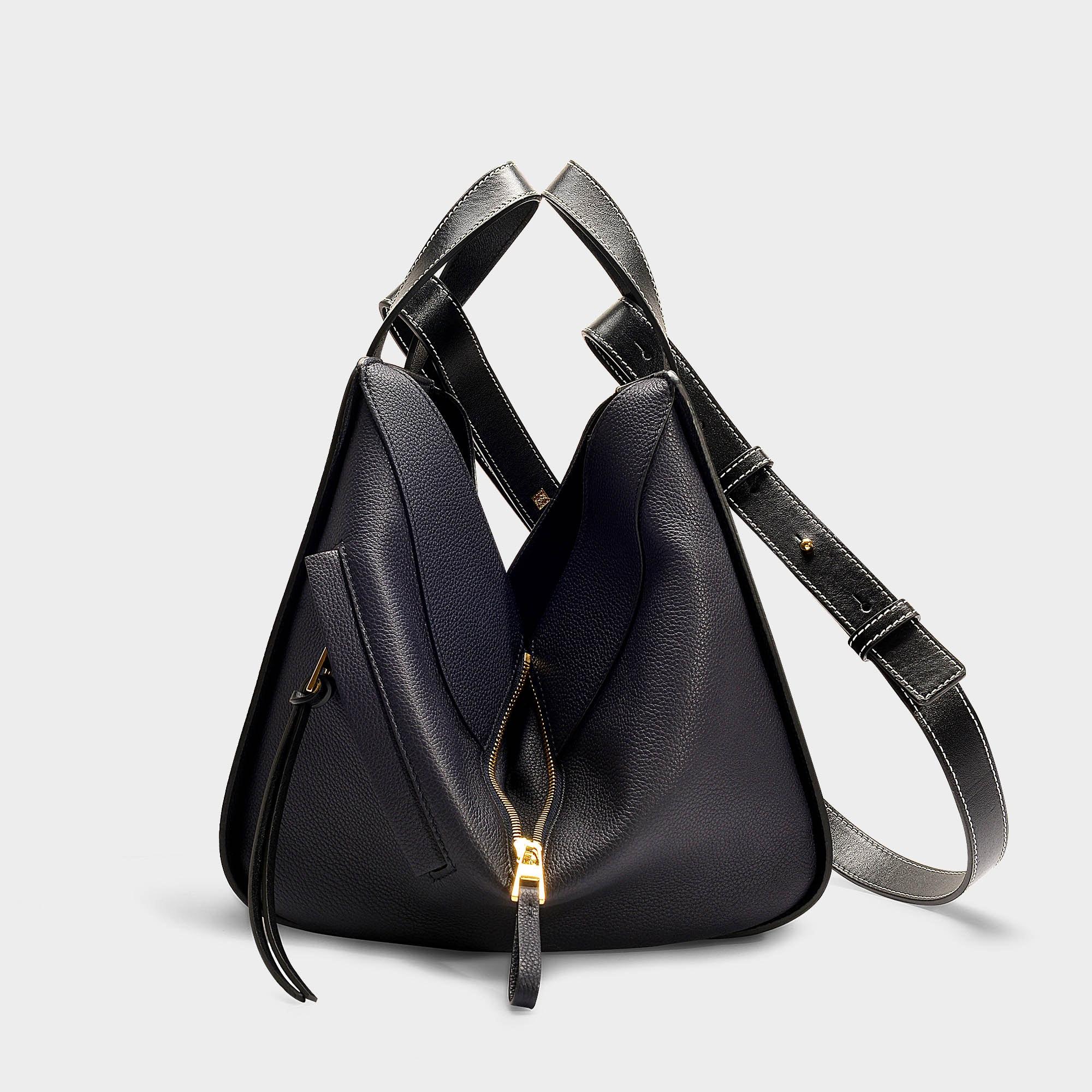 Loewe Hammock Small Leather Bag - Black