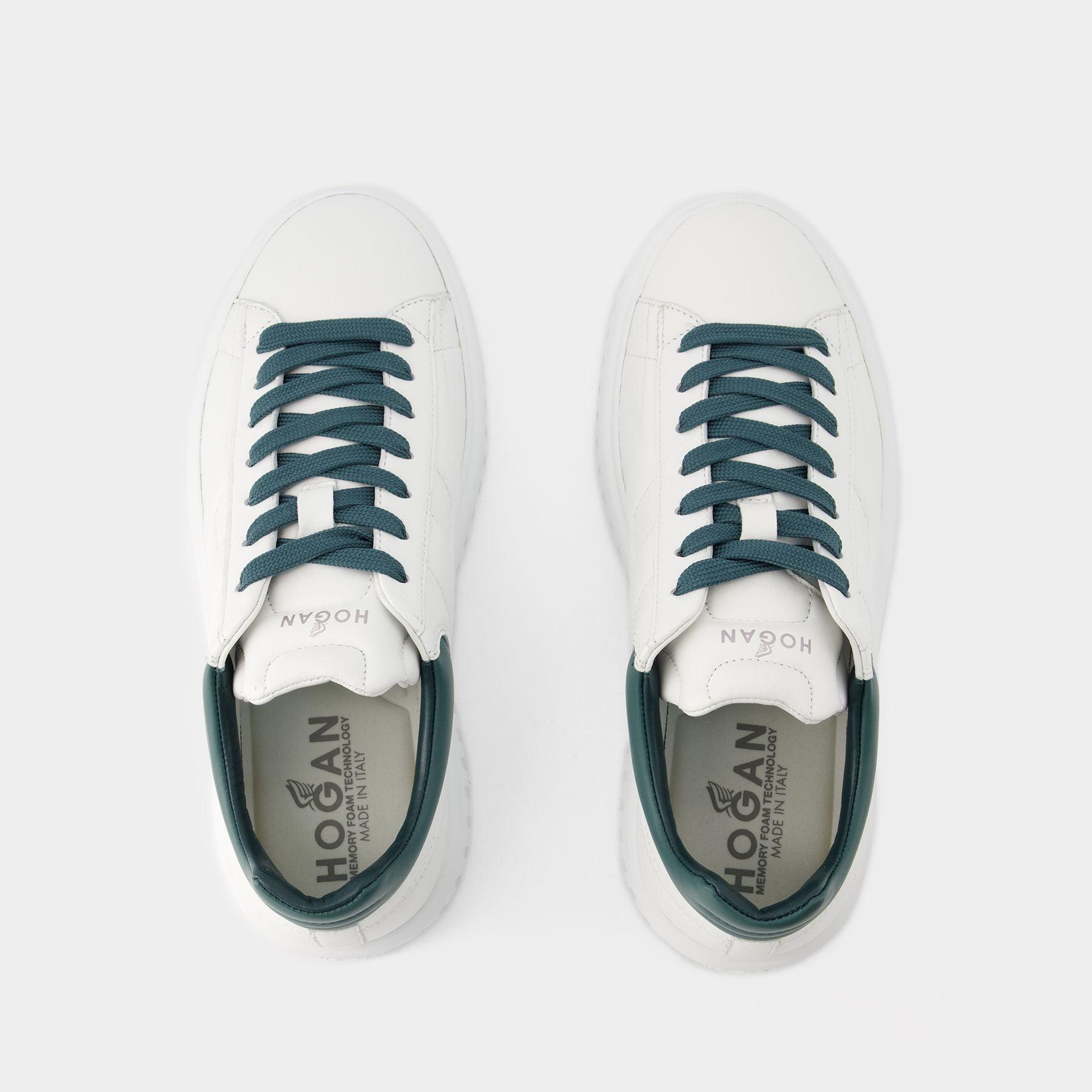 Hogan H-stripes Allacciato Sneakers - - Leather - White for Men | Lyst