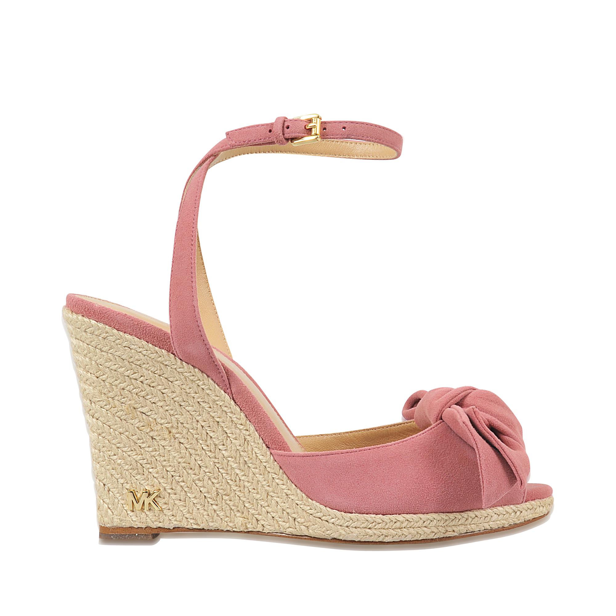 michael kors pink wedges